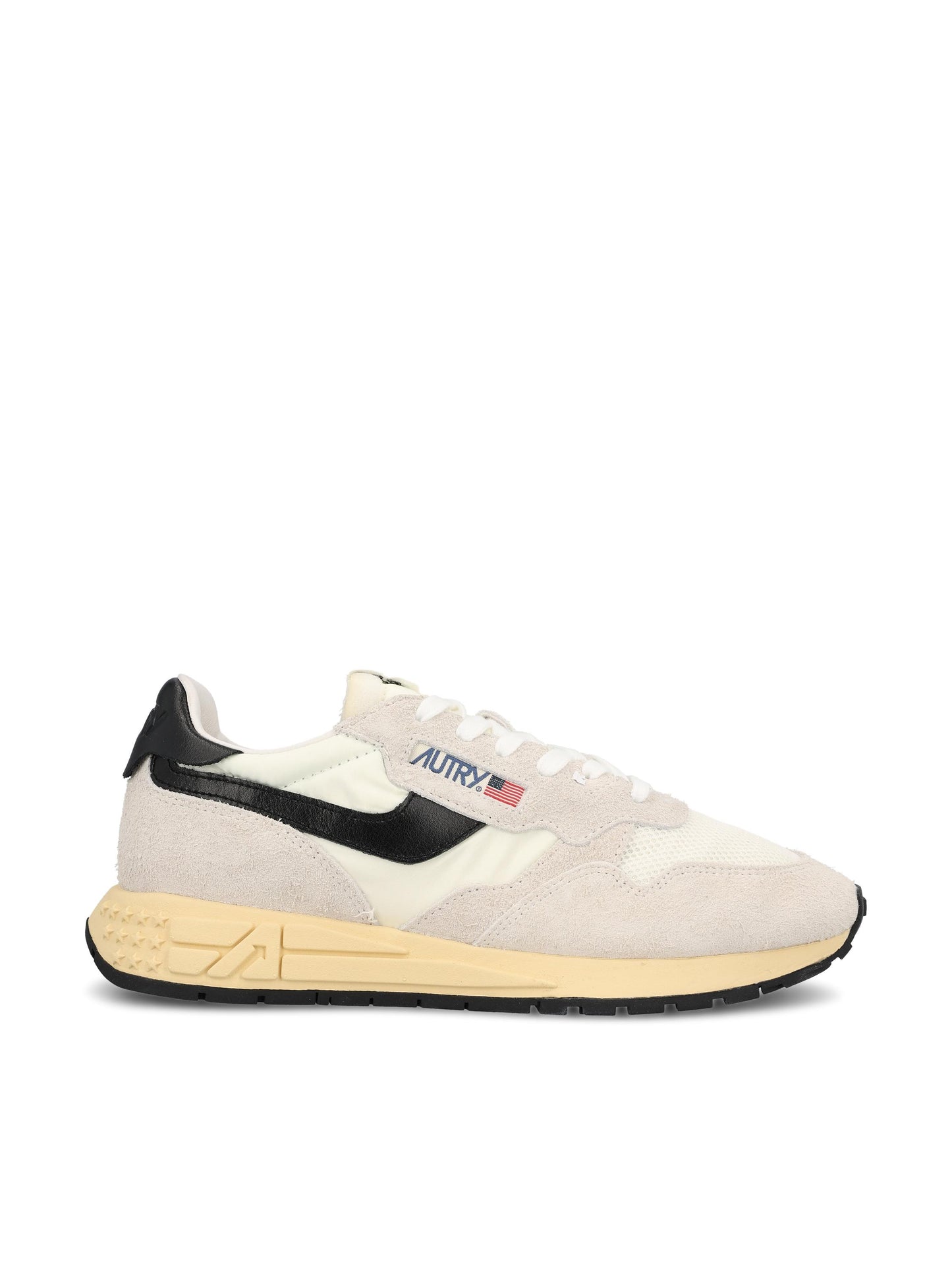 Sneakers realizzate in nylon e pelle. WWLM UT50 AUTRY 