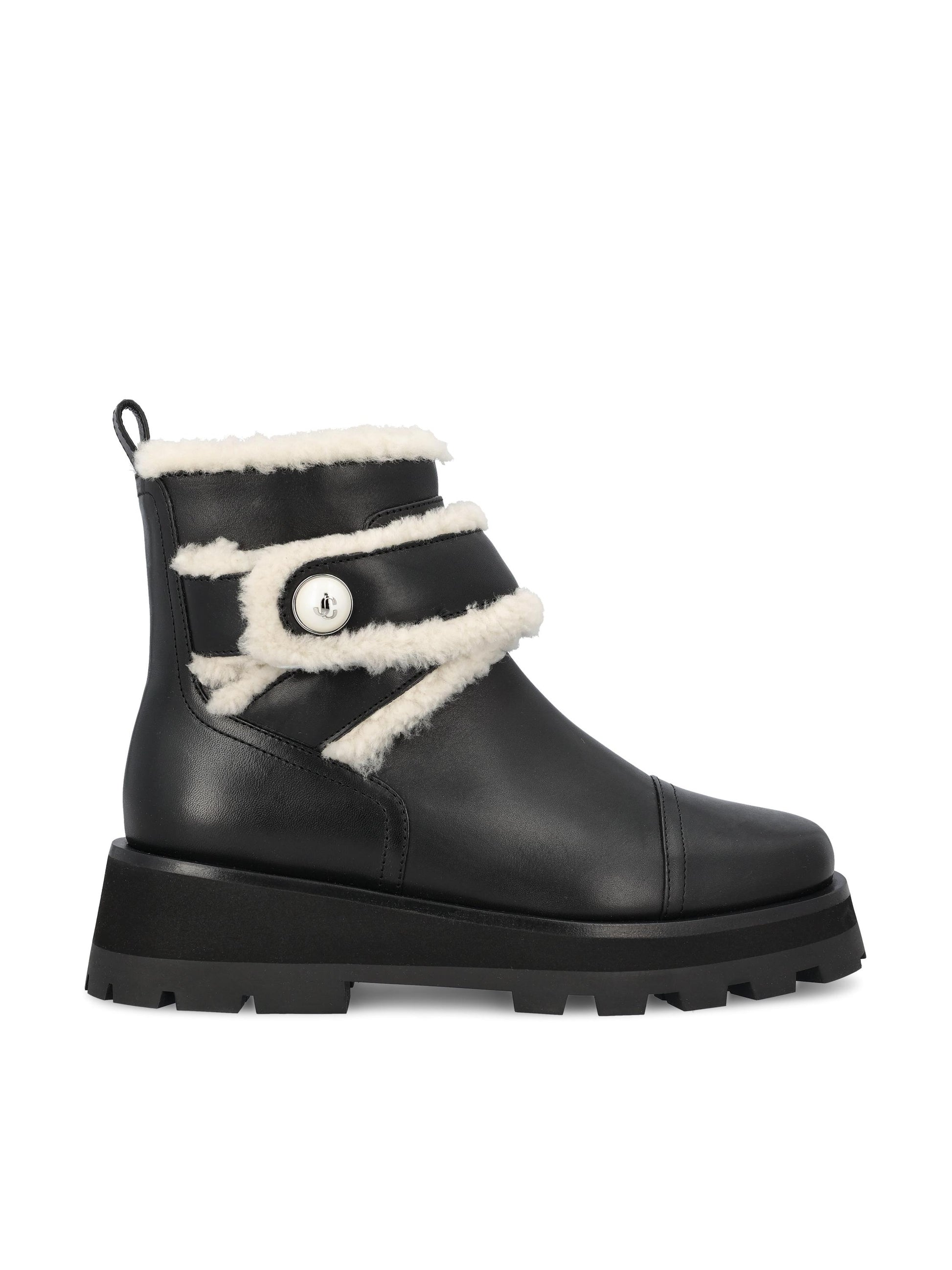 Stivaletto Meena Flat in pelle MEENA FLAT EWDBLACK JIMMY CHOO 