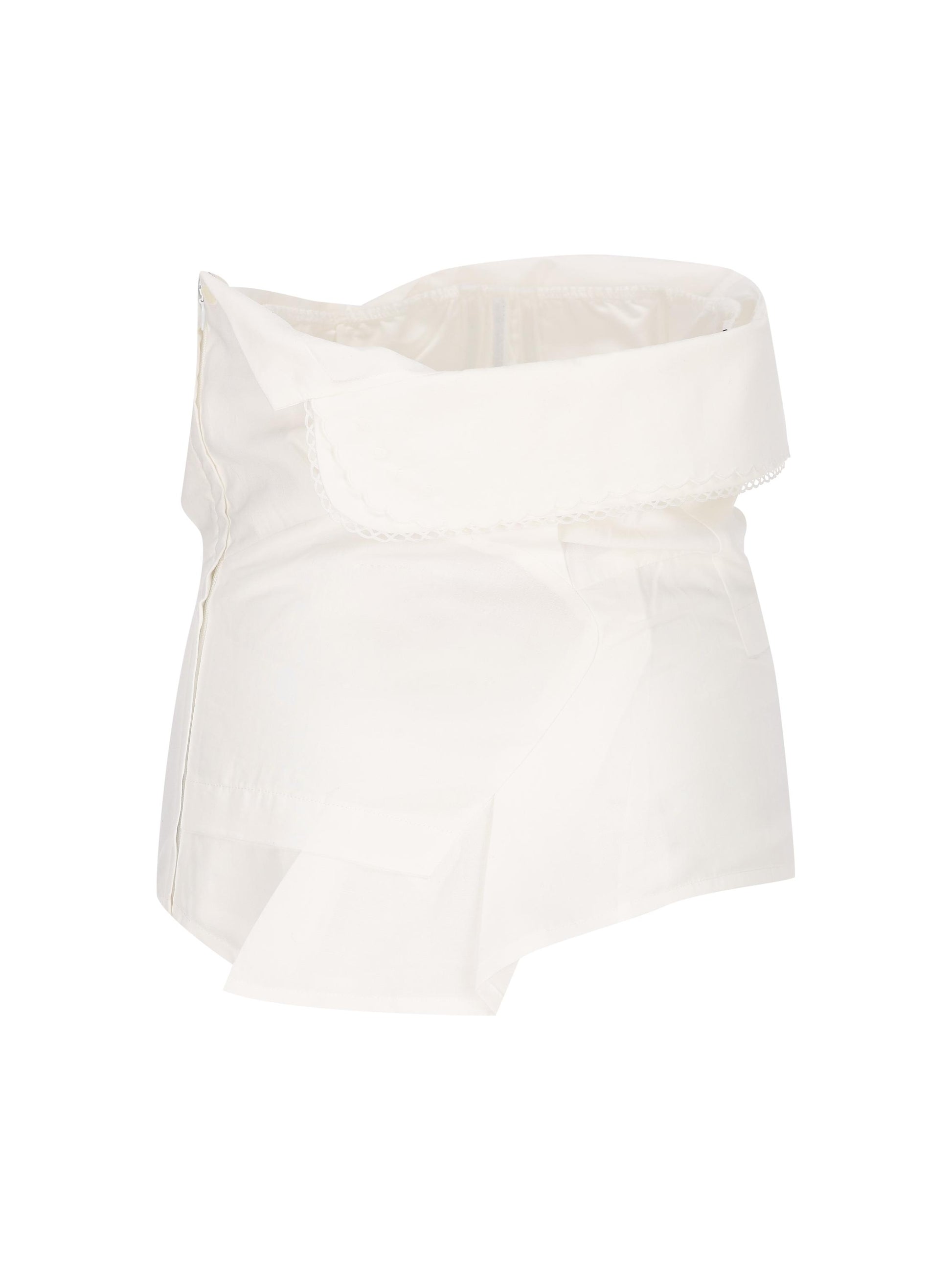 Top realizzato in cotone e lino. MT2100 163MF0009 MIU MIU 