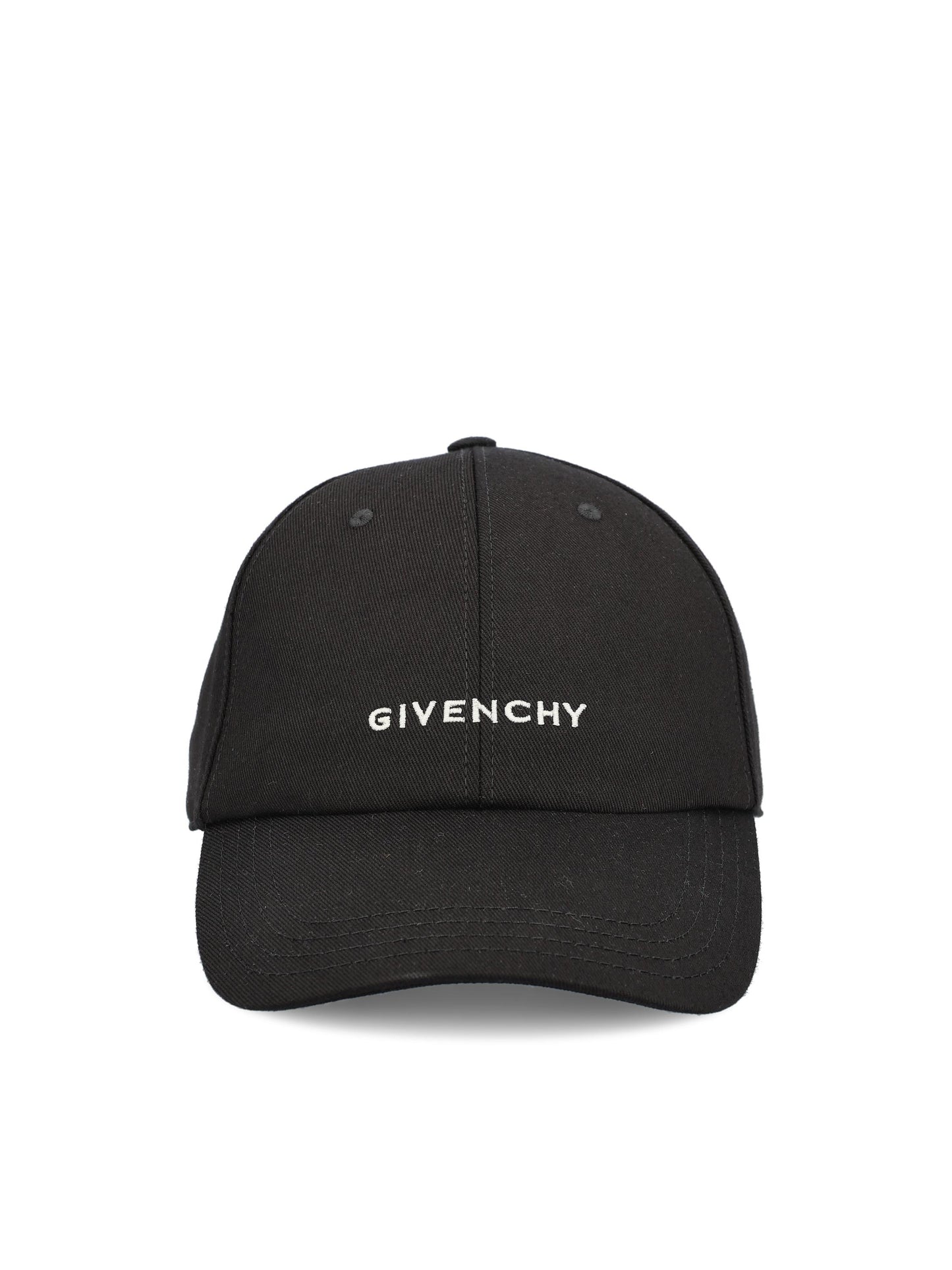 Berretto con ricamo GIVENCHY in cotone nero BPZ0BWP0C4 001 GIVENCHY 