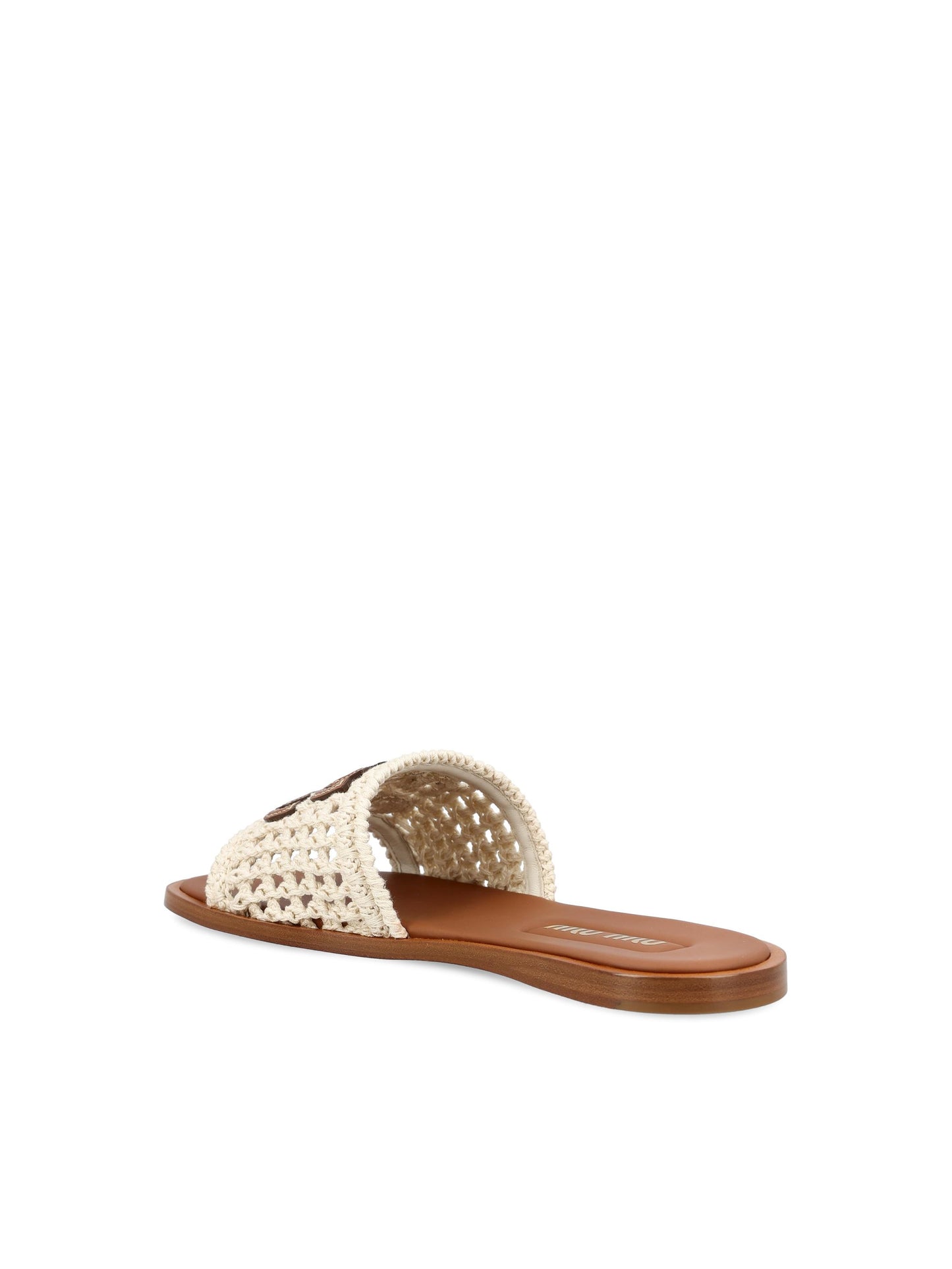 Sandalo realizzato in crochet. 5XX667 2BDFF0304 MIU MIU 