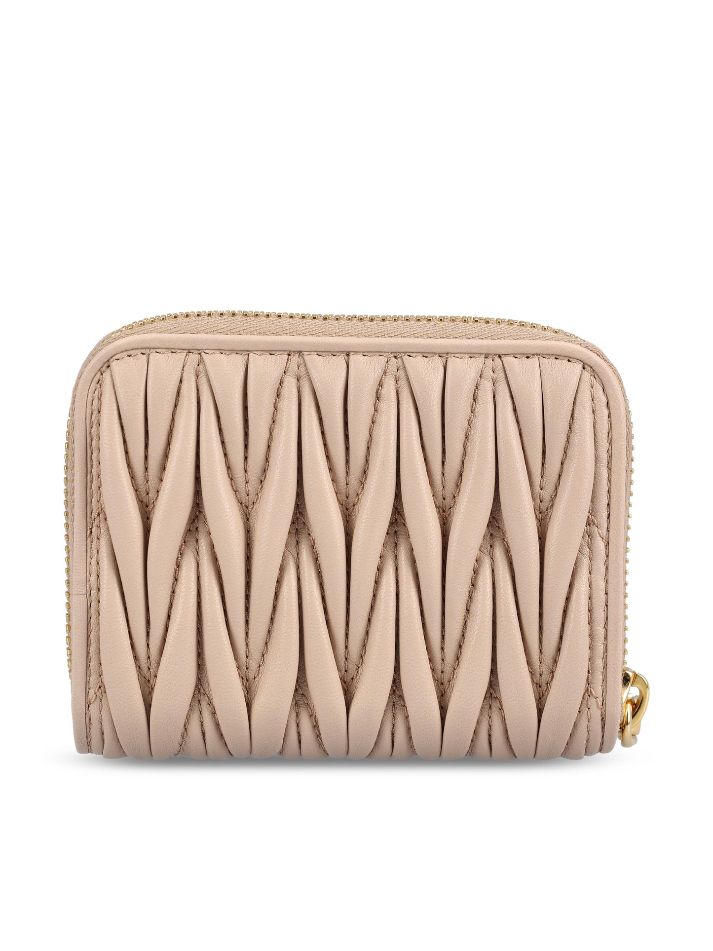 Portamonete realizzato in pelle di agnello. 5MM268 AFPPF0236 MIU MIU 