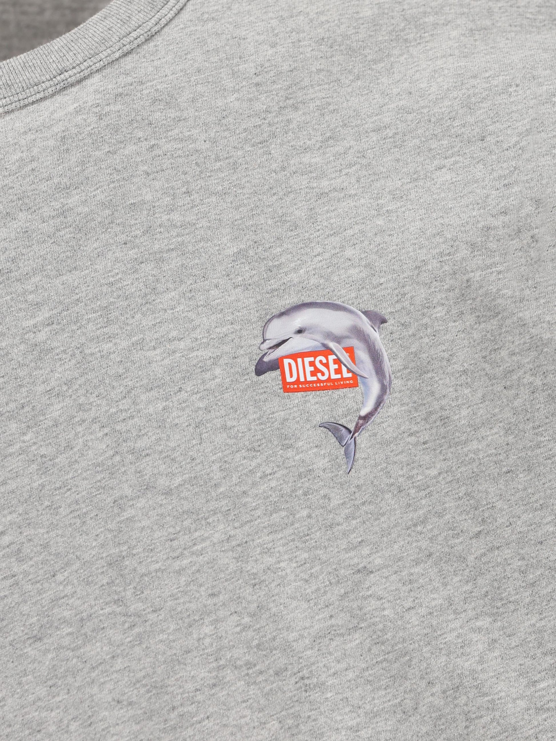 T-Shirt realizzata in cotone. A21652 0PLAT9CB DIESEL 