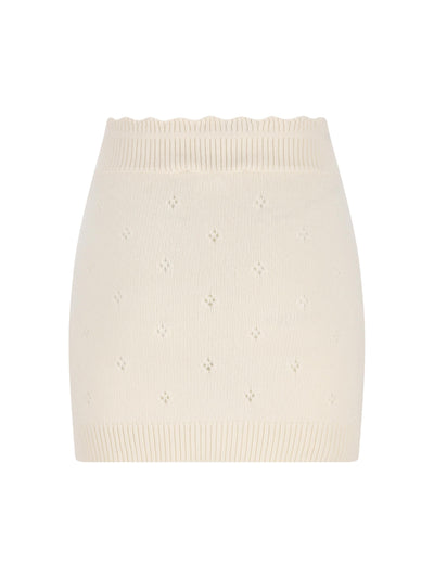 Minigonna realizzata in lana e cashmere. CH25WMJ06590 107 CHLOE' 