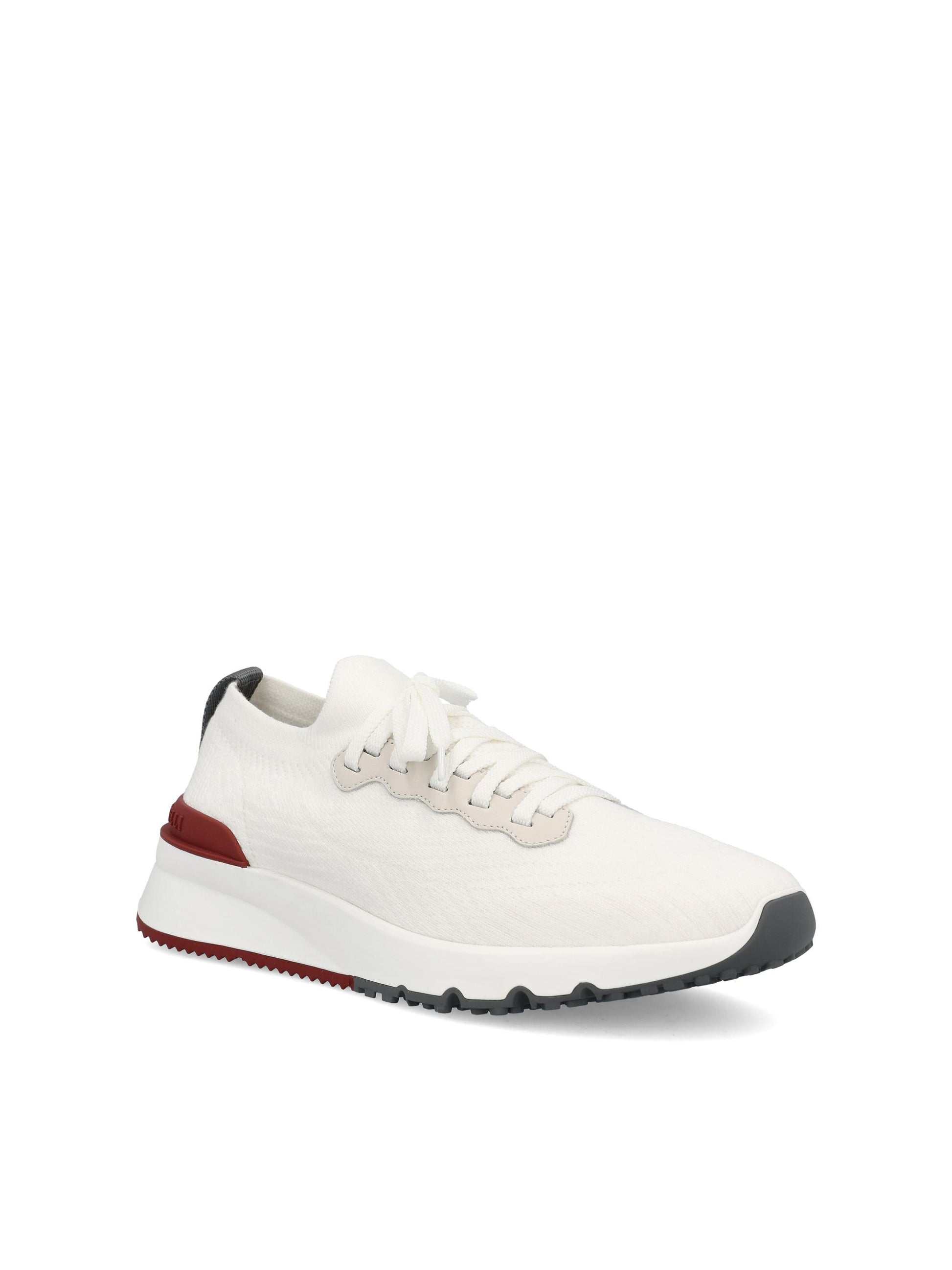 Sneakers realizzate in maglia. MZUPMBO252 CJ987 BRUNELLO CUCINELLI 