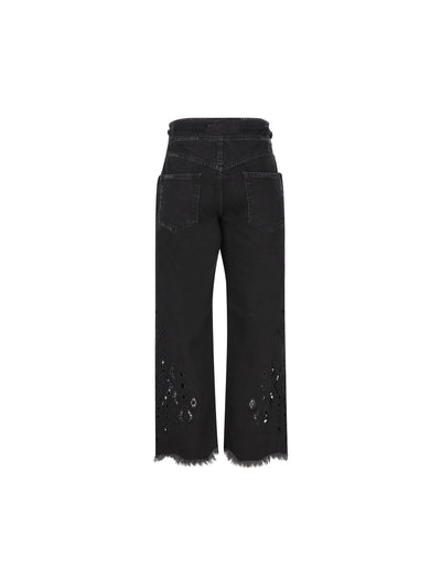 Pantaloni realizzati in cotone. 26EPA0694FA-D2H01I 01BK ISABEL MARANT 