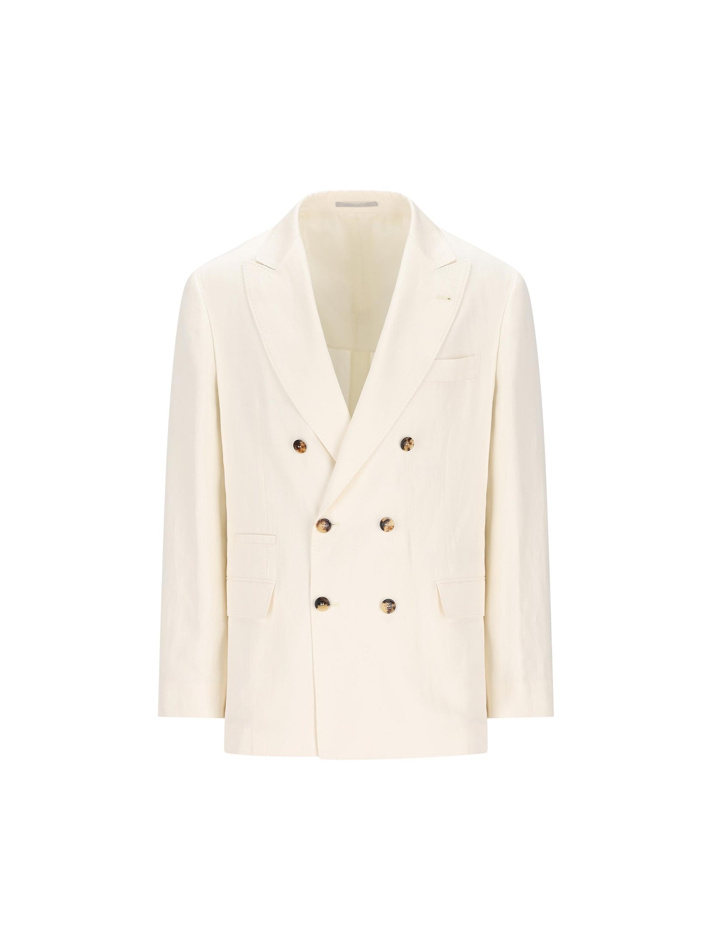 Giacca realizzata in seta e lino. MR4787BPD C1010 BRUNELLO CUCINELLI 