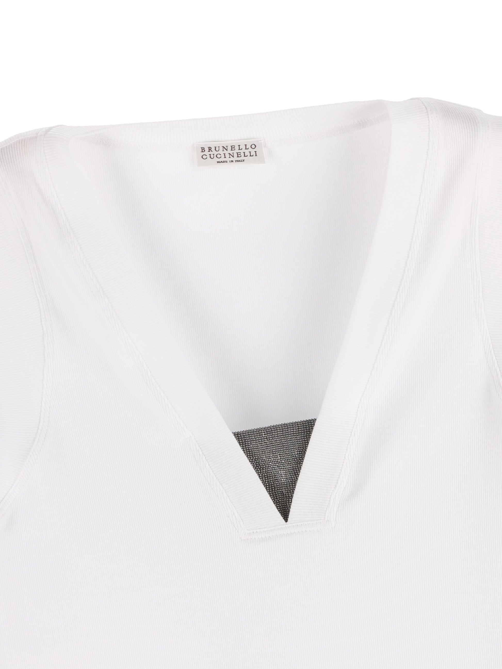 Top realizzato in cotone ed elastan. M0TC8EL672 C159 BRUNELLO CUCINELLI 