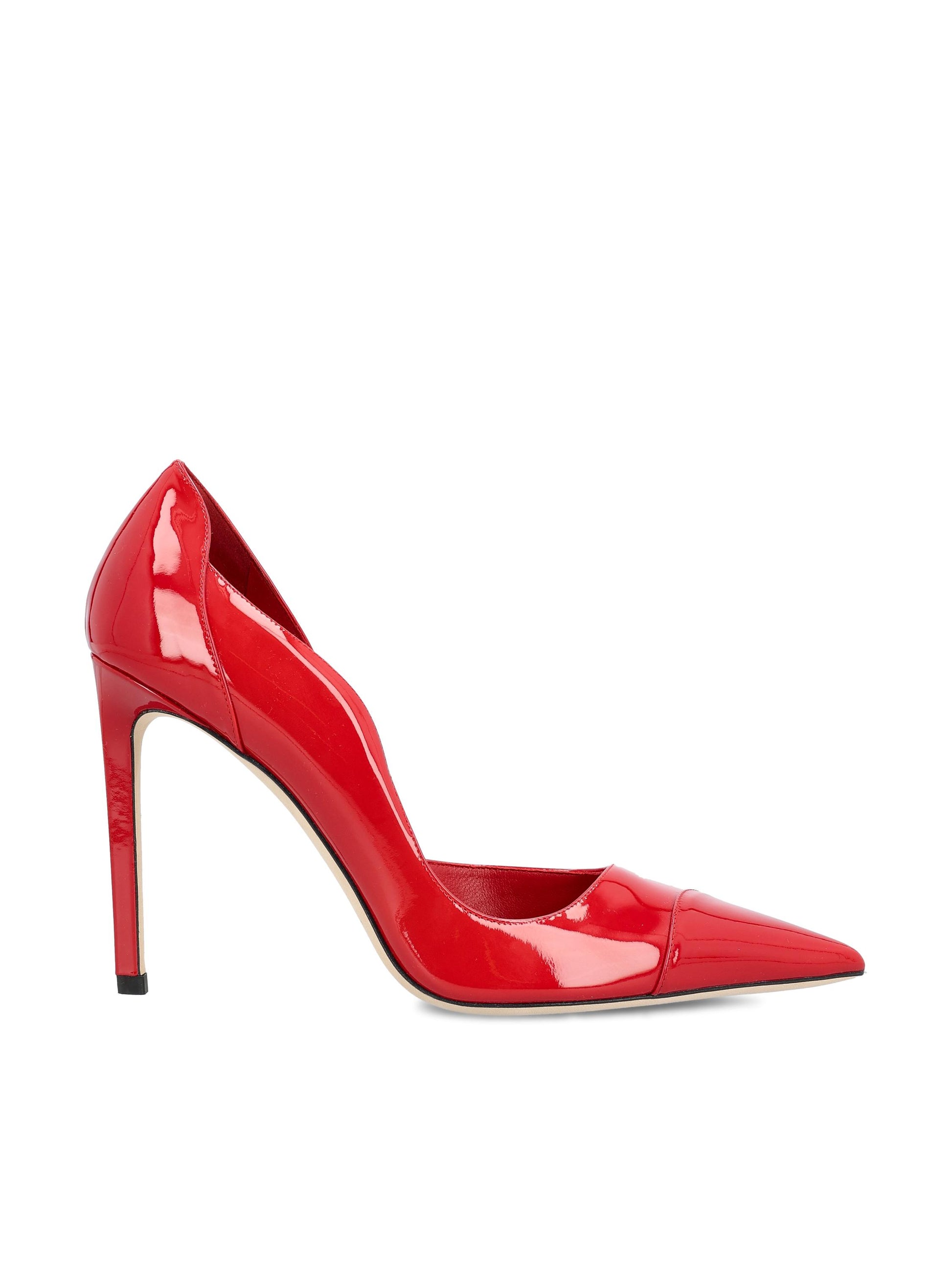 Mule realizzate in pelle verniciata. BRIGITTE 100 PATRUBYRED JIMMY CHOO 