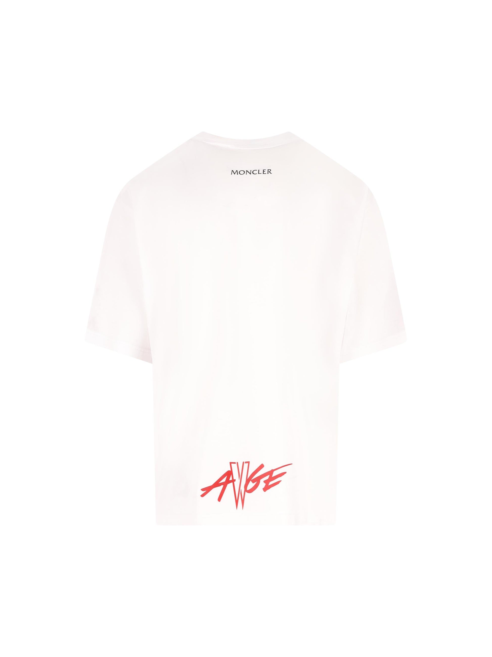 T-Shirt realizzata in cotone. M8C00001 89AYW457 MONCLER - ASAP ROCKY 