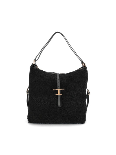 Borsa a spalla T Timeless in shearling media XBWTSEW03MLUTC B999 TOD'S 