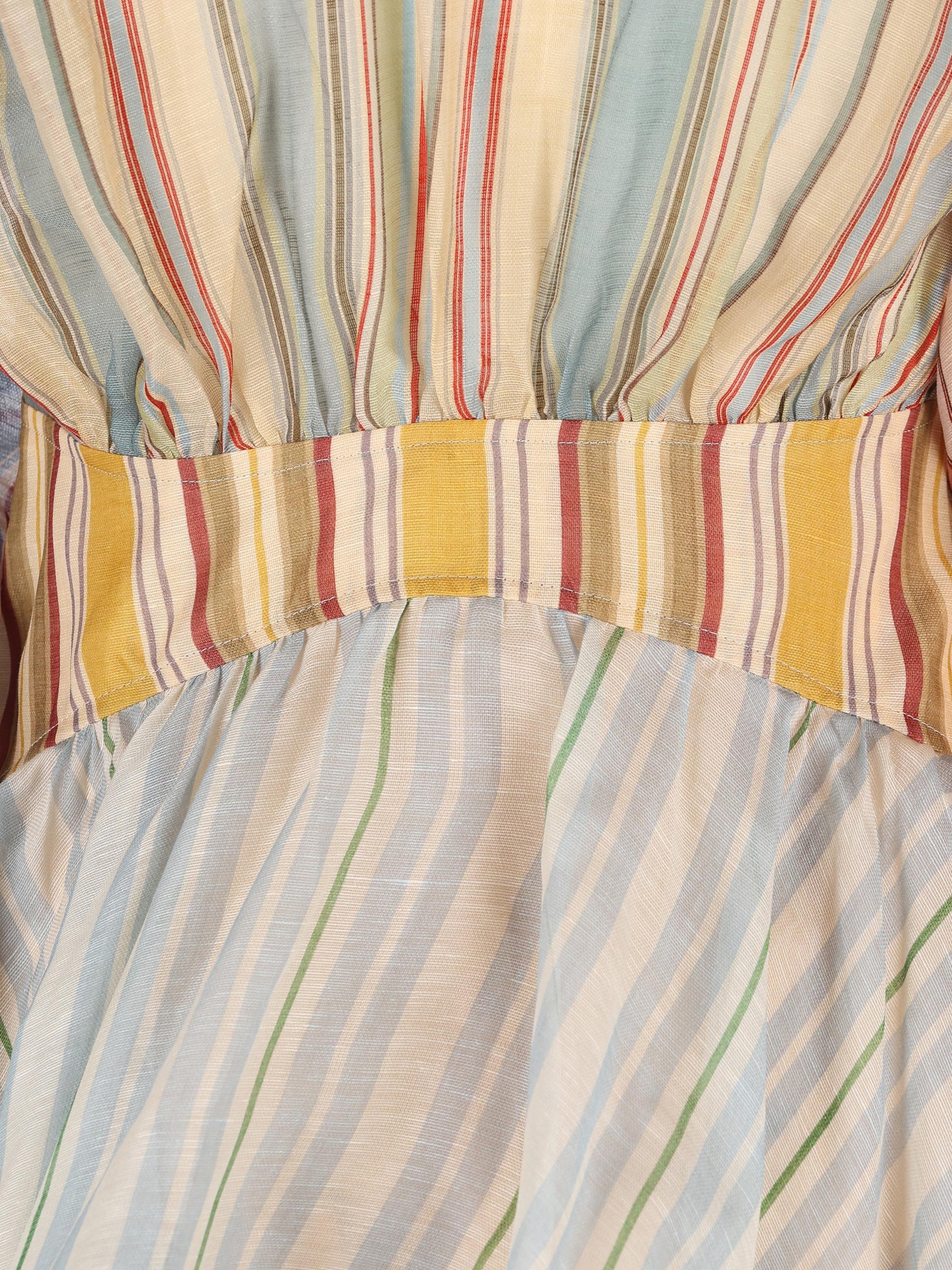 Abito realizzato in lino e seta. 7028DC261 SPSTR ZIMMERMANN 