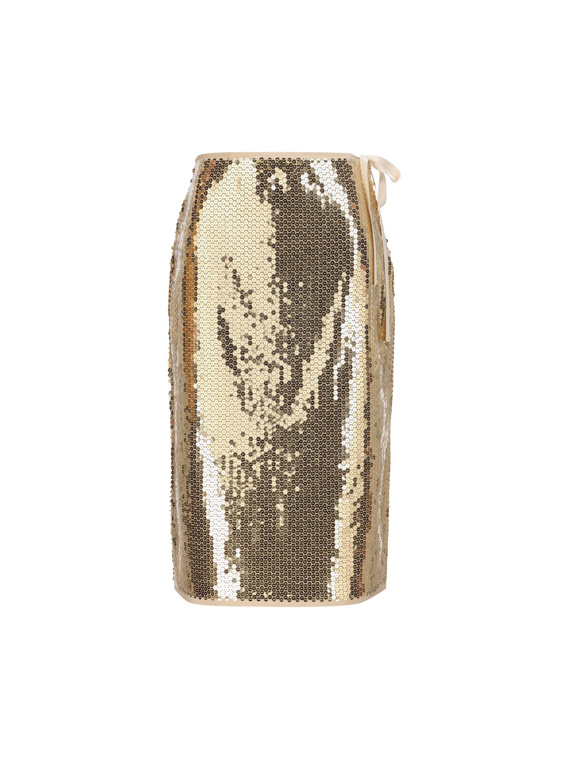 Gonna realizzata in poliestere. P120WR 16NQF0056 PRADA 