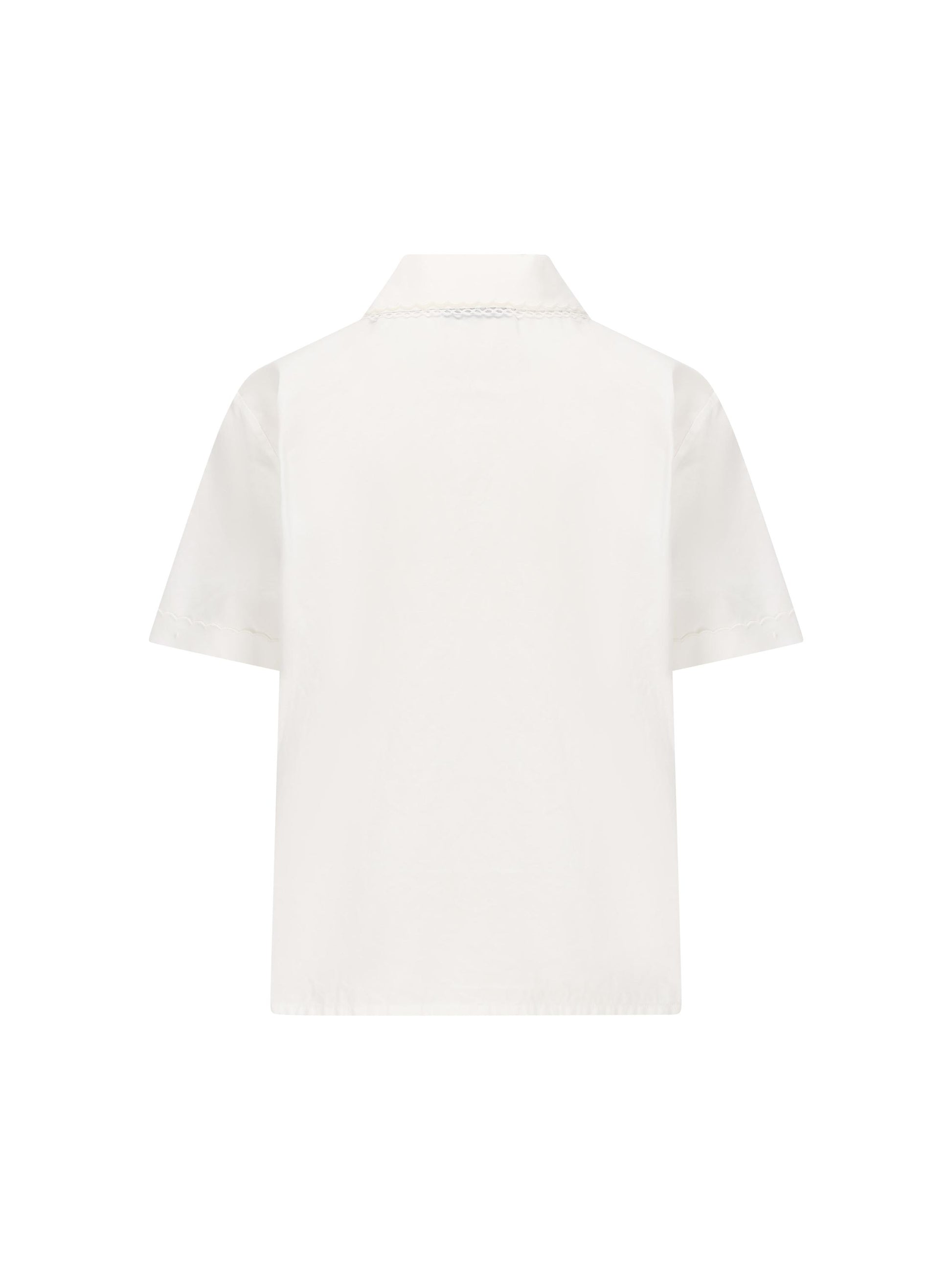 Camicia realizzata in cotone e lino. MK1932 163MF0009 MIU MIU 