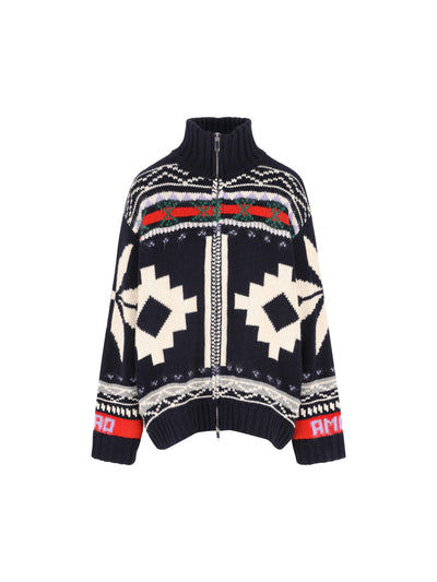 Bomber jacquard "Snowflake" in lana. 0503 03 GIADA BENINCASA 