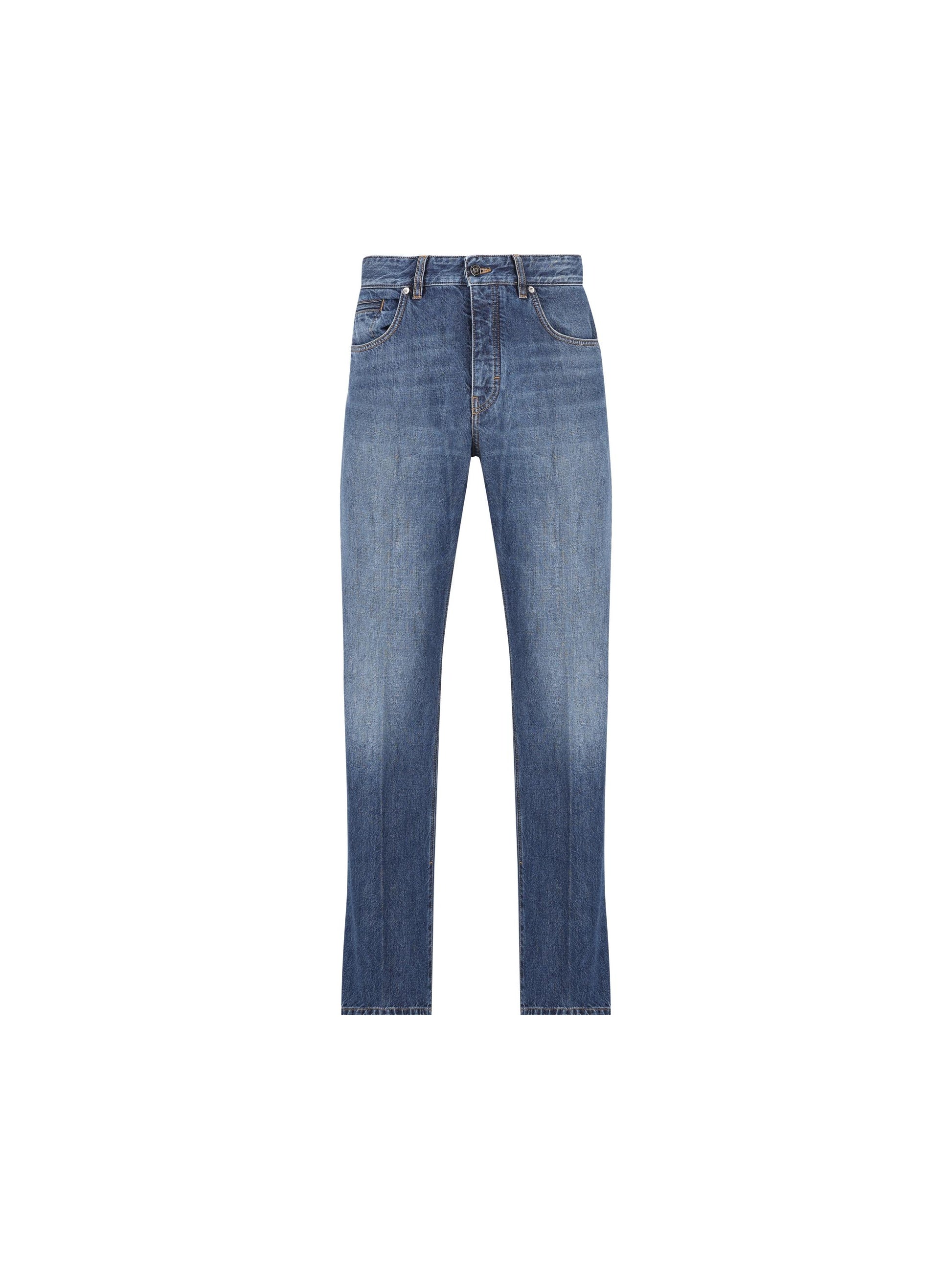 Jeans in denim slavato blu scuro BM51MN516L 401 GIVENCHY 