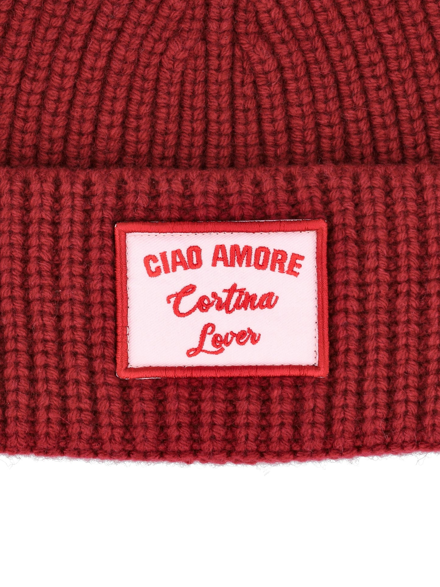 Cappello in lana e cashmere "Ciao Amore Cortina Lover" F25EM2831K 28 GIADA BENINCASA 