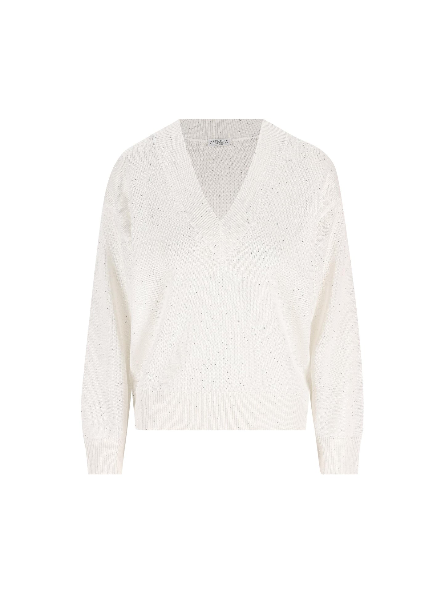 Maglia in lino e cotone. MDT746412 C159 BRUNELLO CUCINELLI 