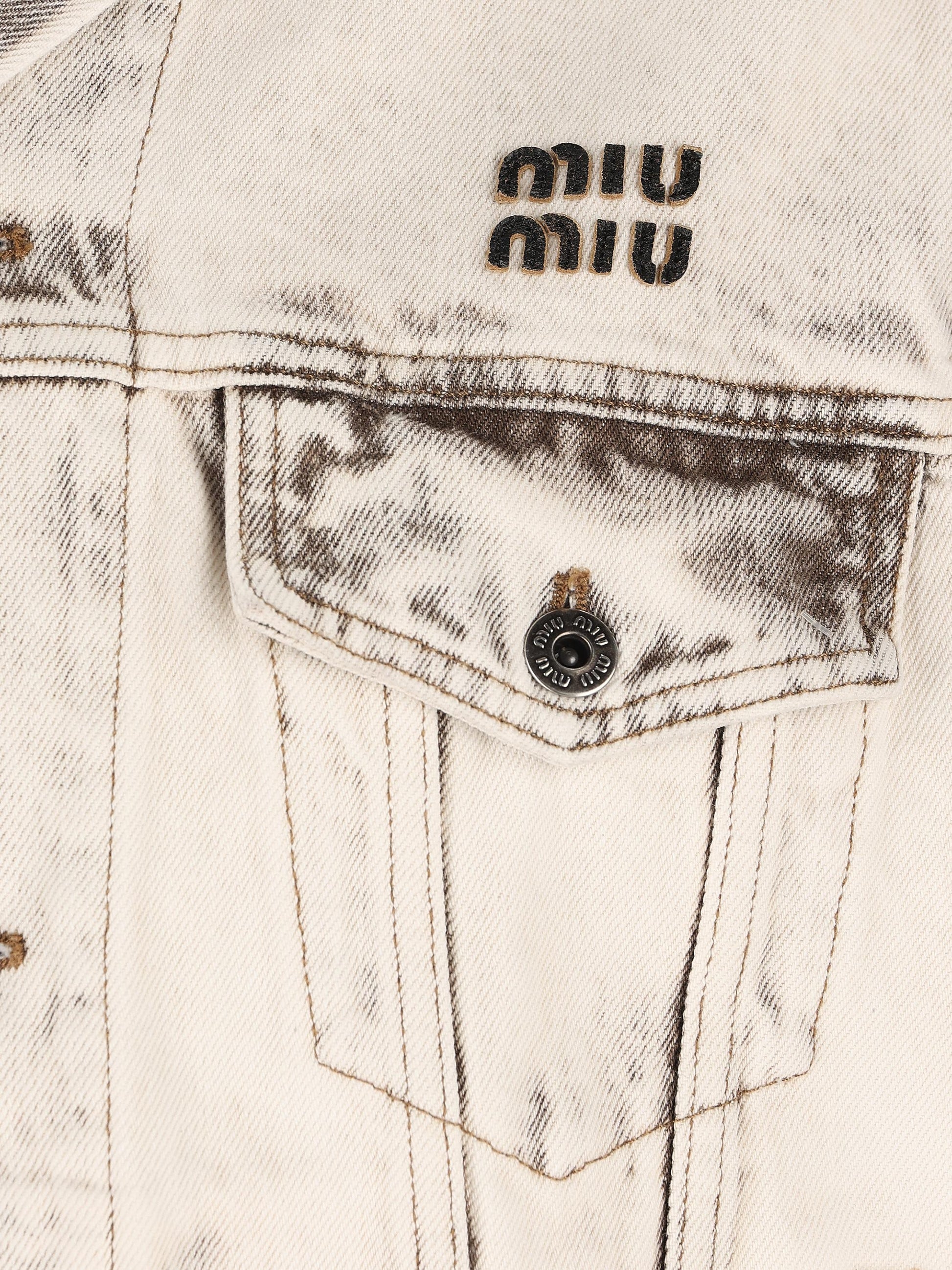 Blouson realizzato in cotone. GWB273 183TF0009 MIU MIU 