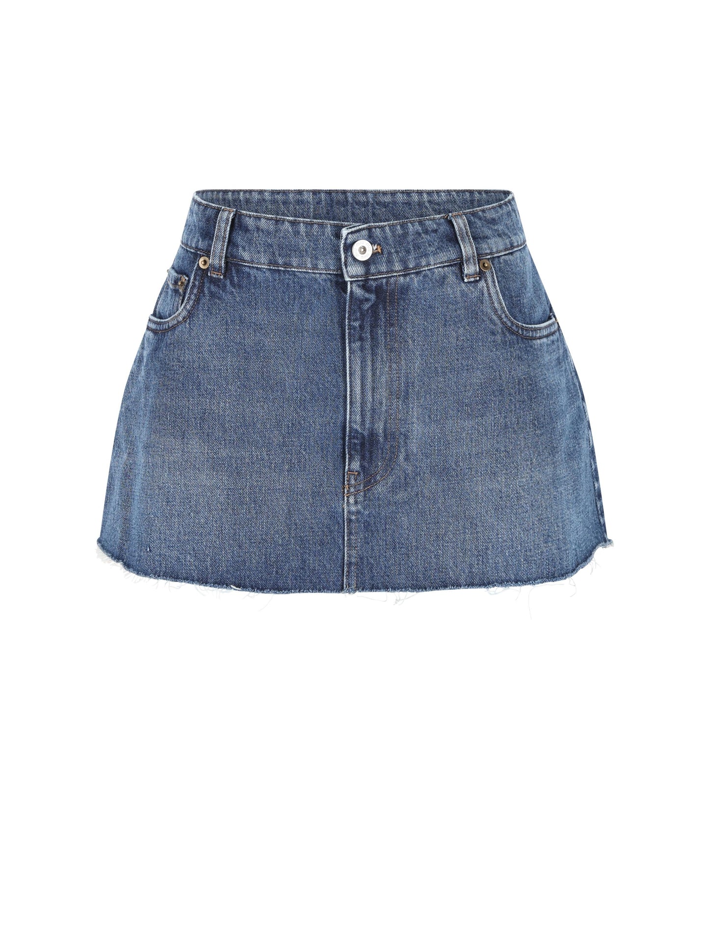 Gonna realizzata in denim. GWD278 10BFF0008 MIU MIU 