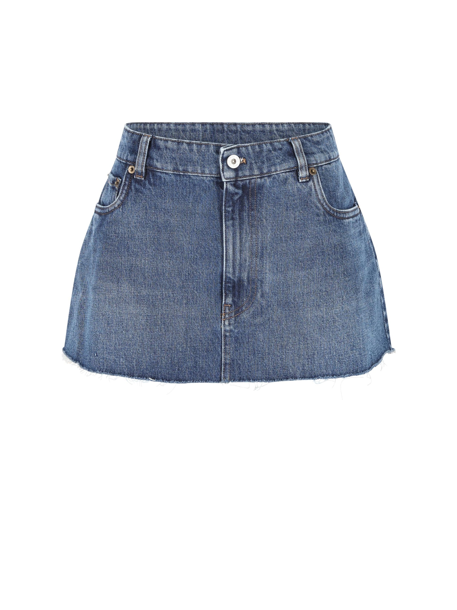 Gonna realizzata in denim. GWD278 10BFF0008 MIU MIU 