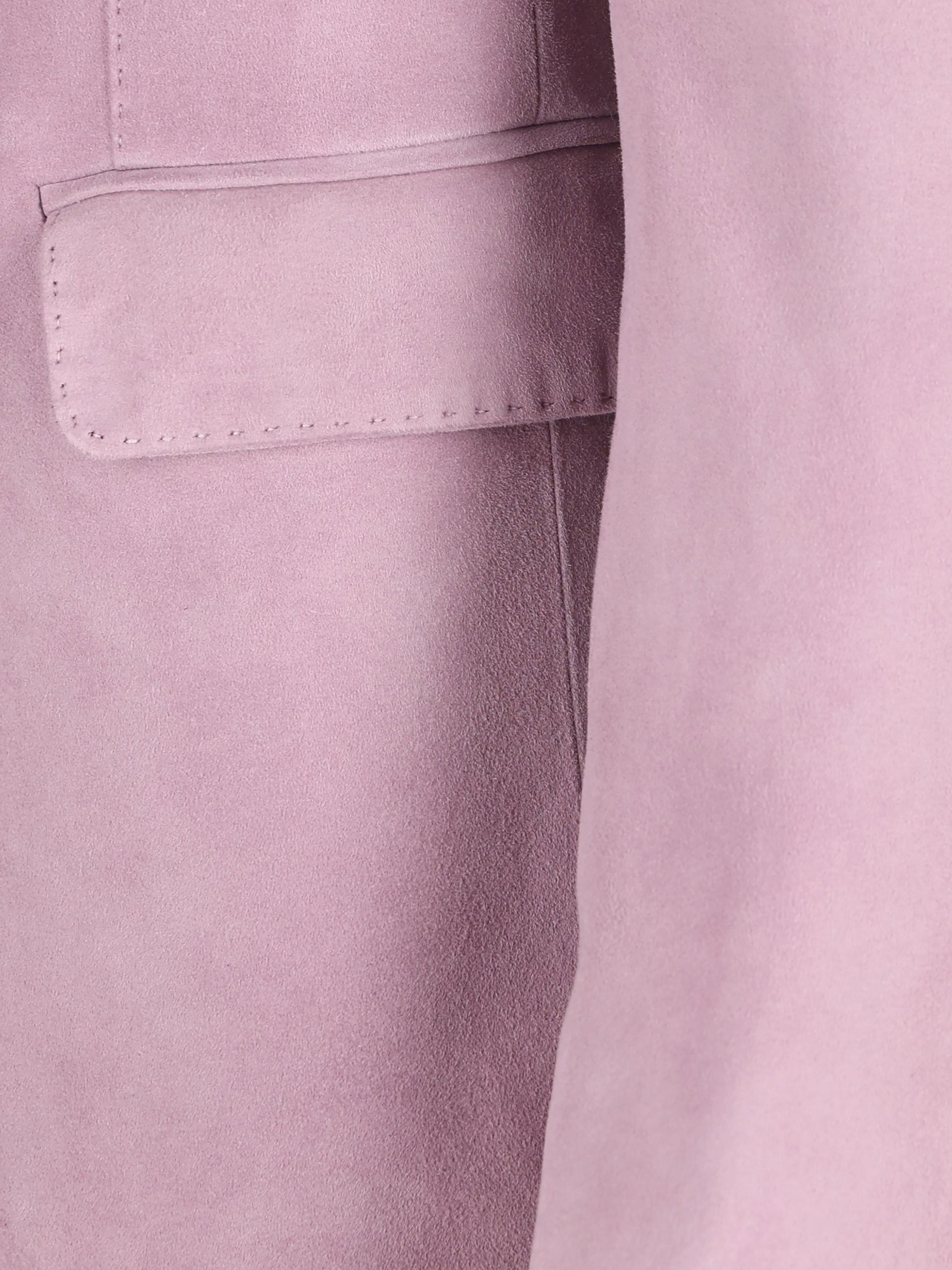 Blazer realizzato in pelle. LIZZIE LILLA TAGLIATORE 