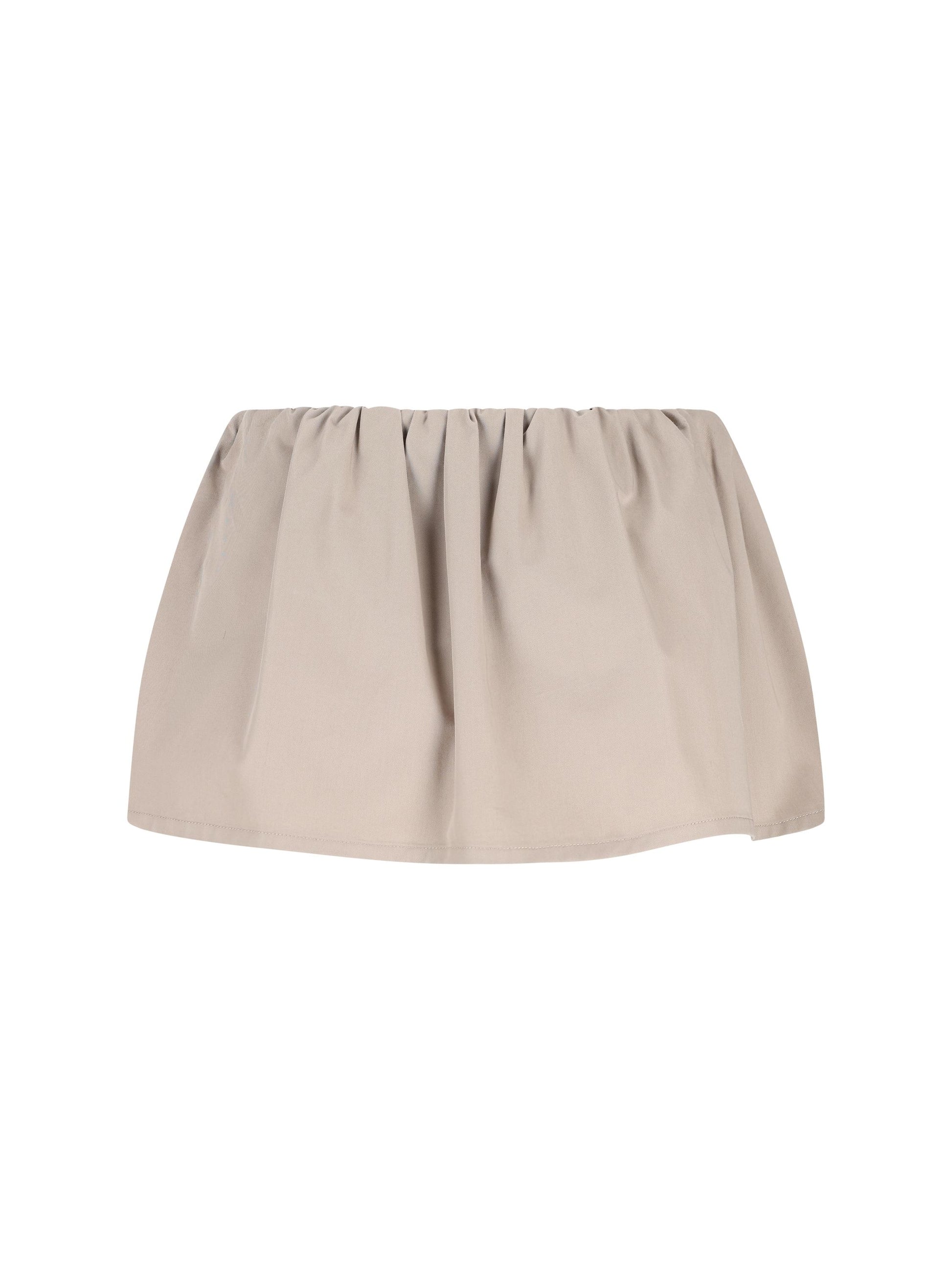 Gonna realizzata in cotone. MG2638 19CTF0D3K MIU MIU 