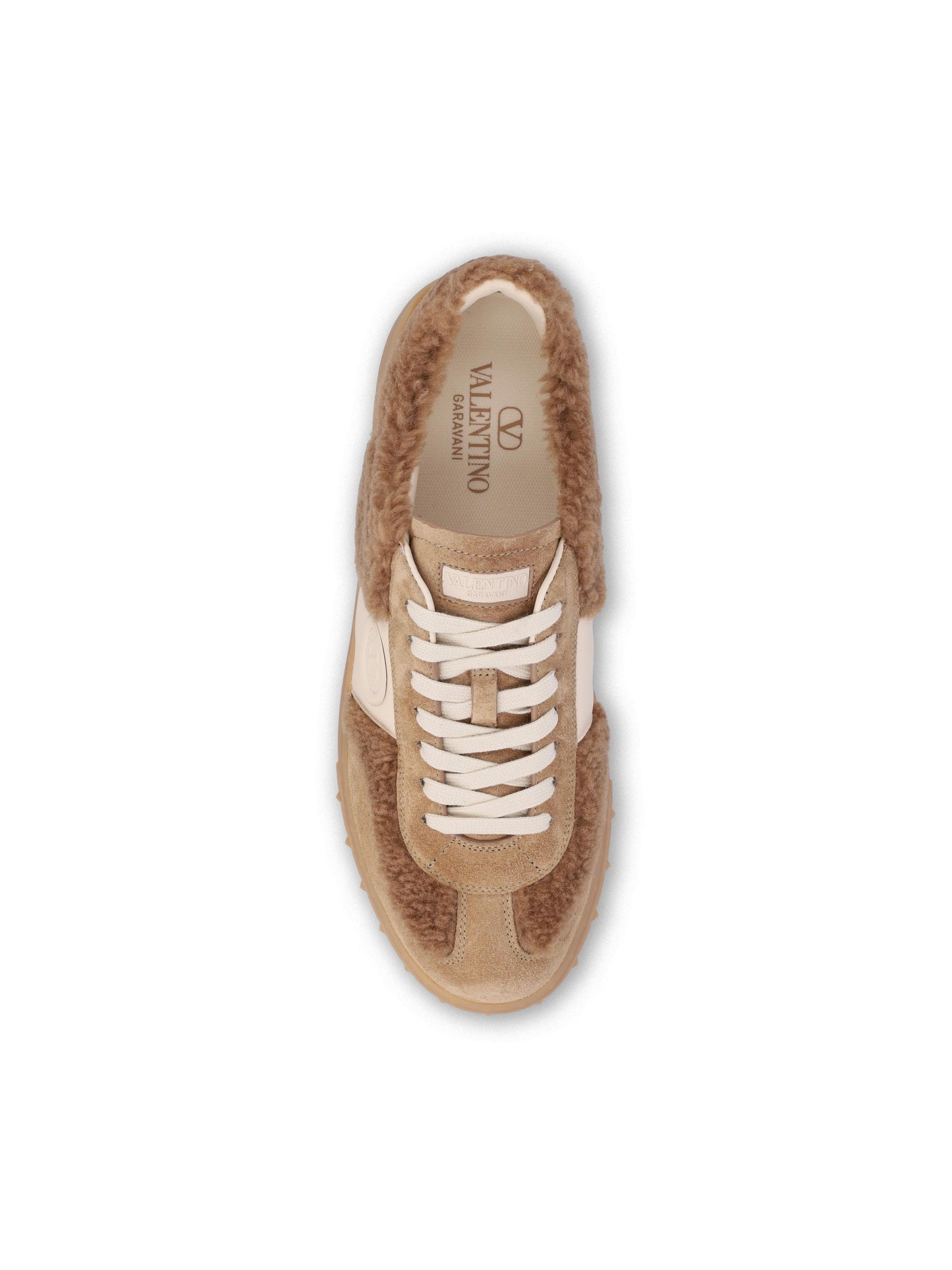 Sneakers realizzate in lana e pelle 7W2S0IL9XXI DGZ VALENTINO GARAVANI 
