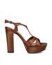 Décolleté realizzate in raso. KESIA 120 SATBRONZE JIMMY CHOO 