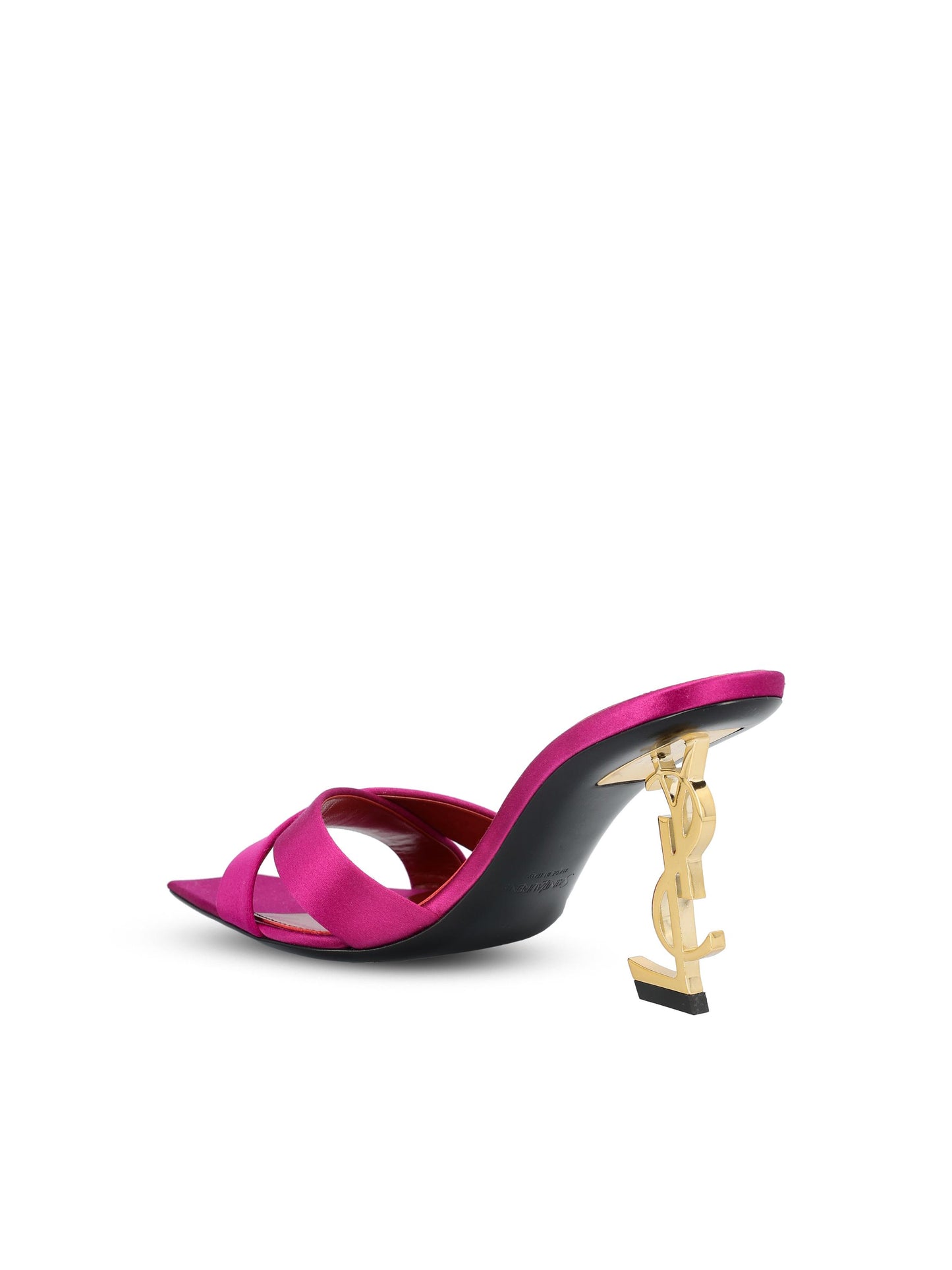 Mule realizzate in viscosa e seta. 818931 9QAB15518 SAINT LAURENT 