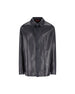 Camicia in pelle con motivo GG 833460 XNA734139 GUCCI 