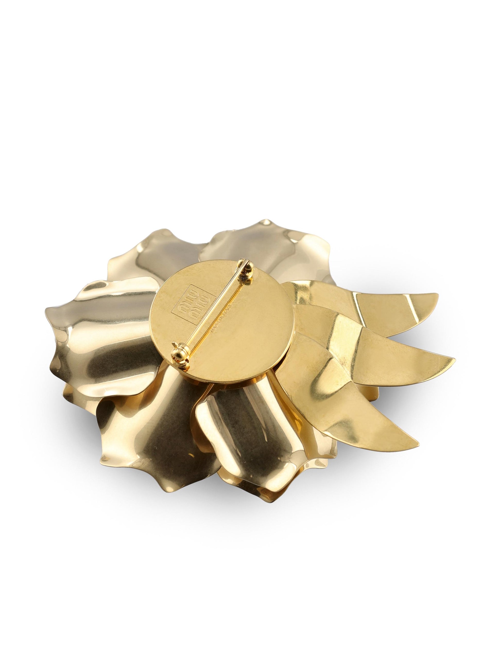 Spilla realizzata in ottone. 5IS130 2IEUF0NXA MIU MIU 