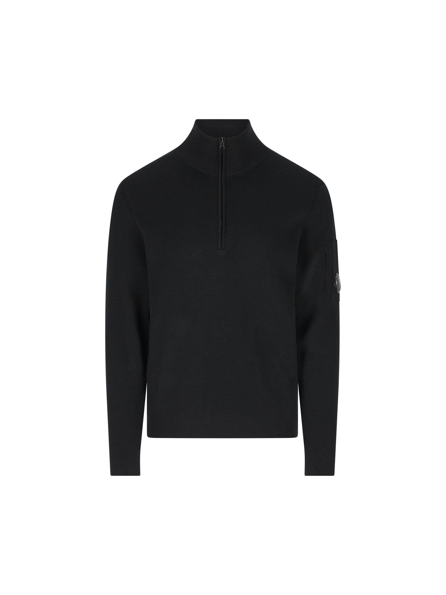 Maglione half zip realizzato in Re-Wool. 19CMKN201A 006595A999 C.P COMPANY 