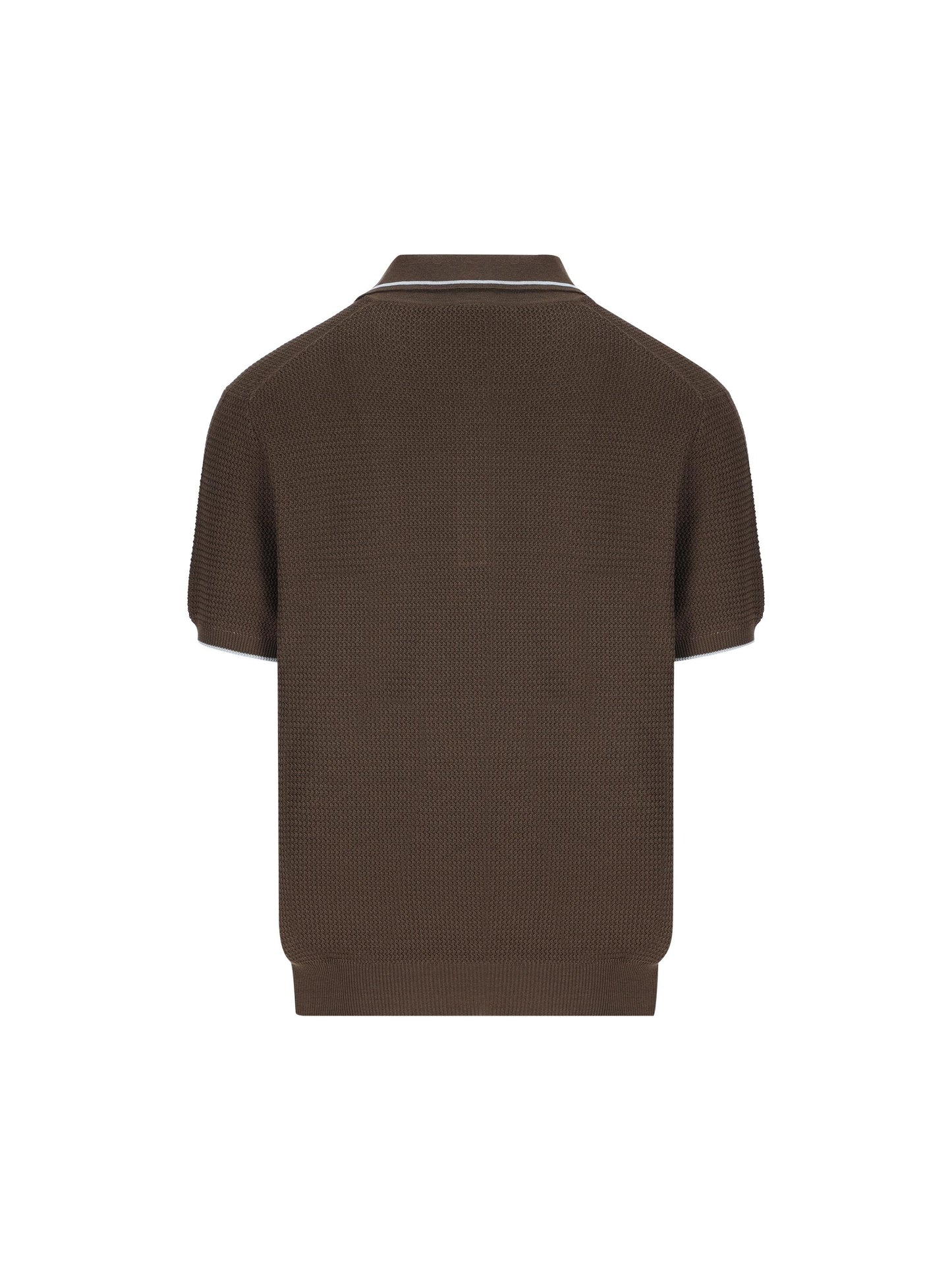 Polo in maglia di seta e cotone. UMF008 16XUF0192 PRADA 