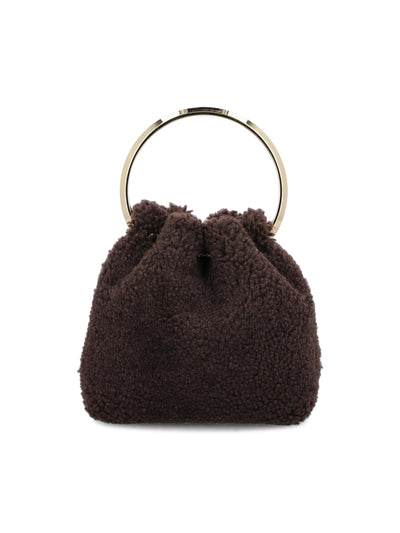 Borsa Bon Bon BON BON XYHCHOCOLATE/LIGHT GOLD JIMMY CHOO 