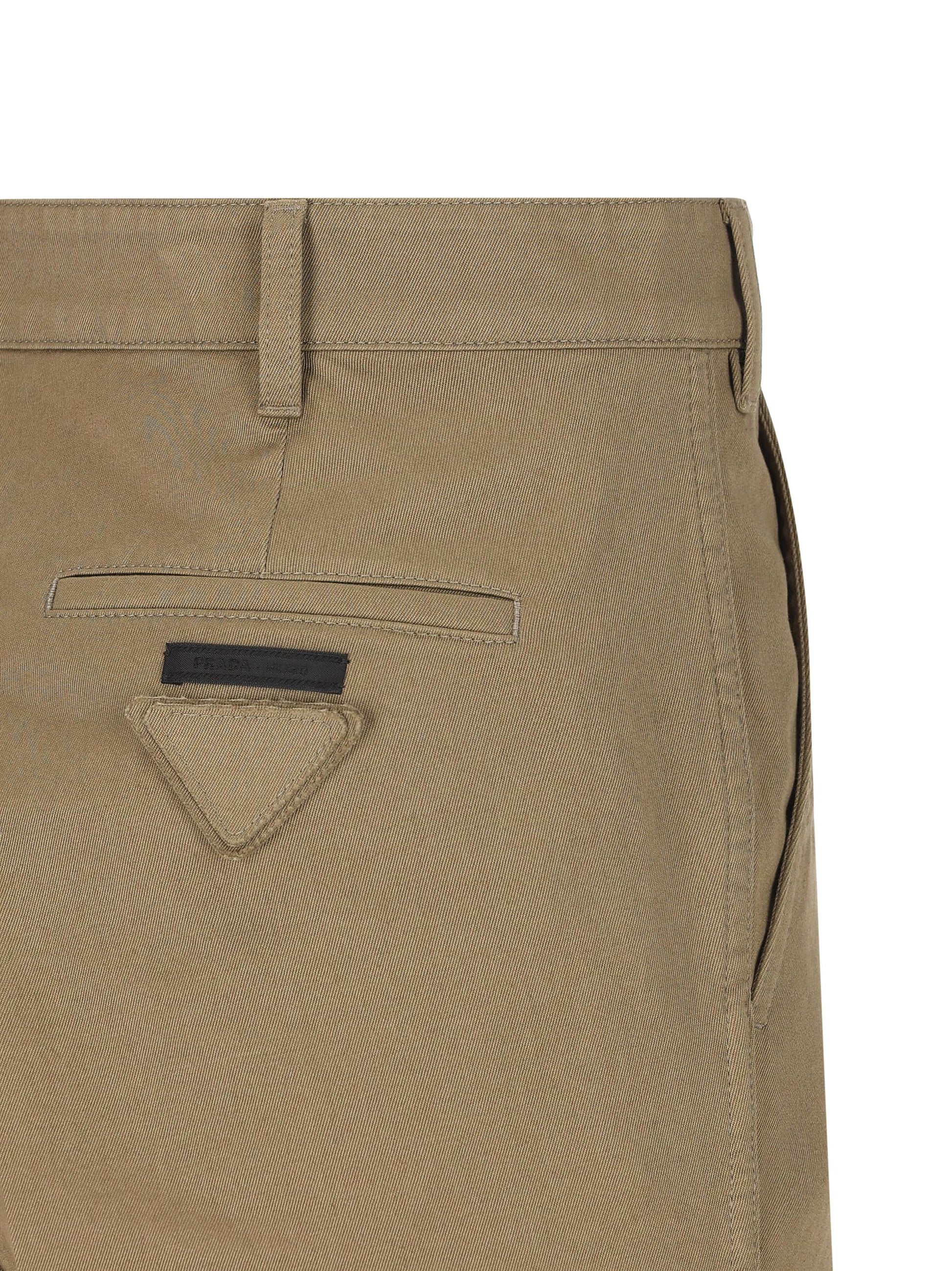 Pantalone in cotone. UP0368 17CBF0572 PRADA 