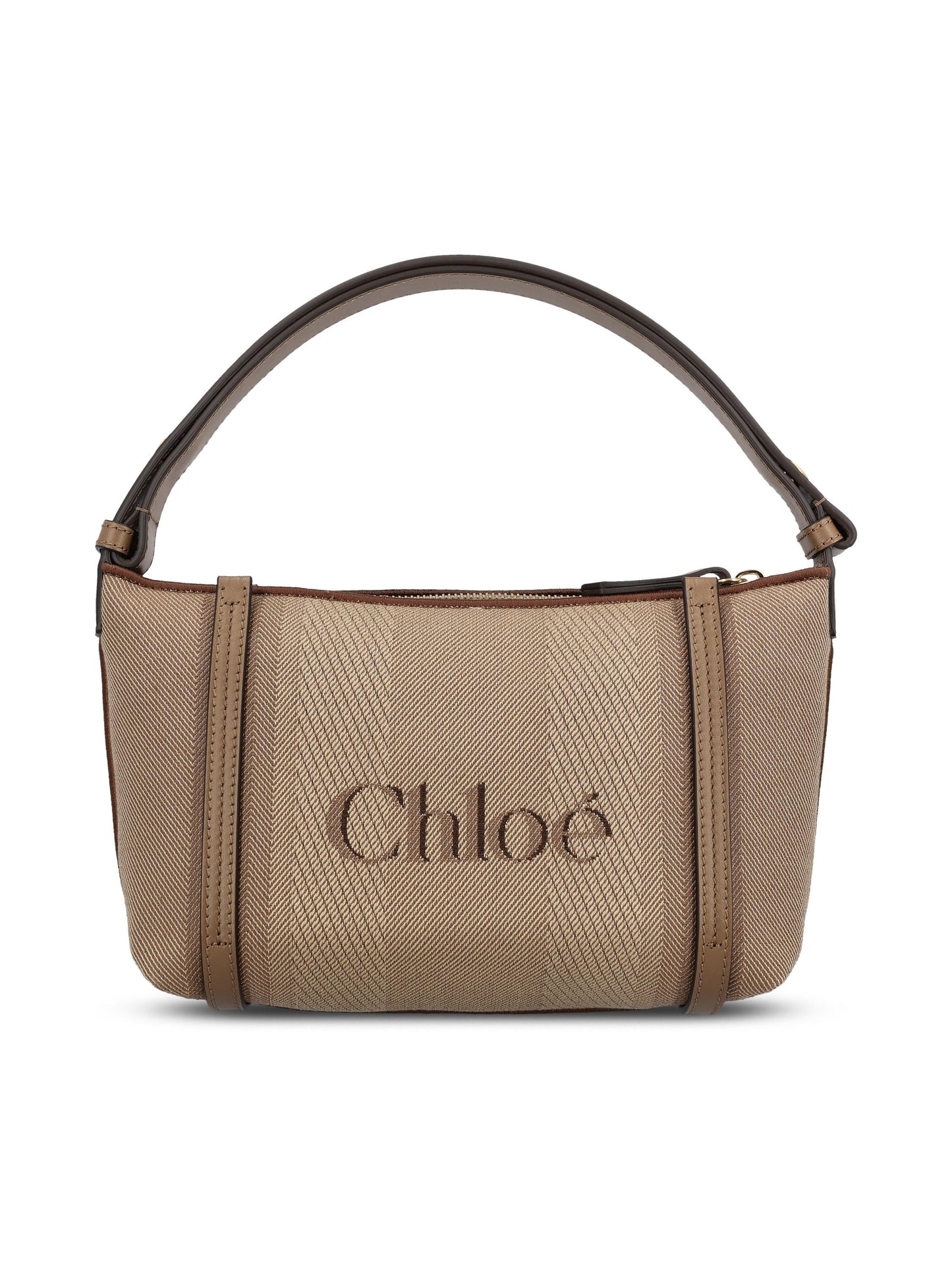 Borsa a spalla Chloé Carry in tela CH25UP566O65 28H CHLOE' 