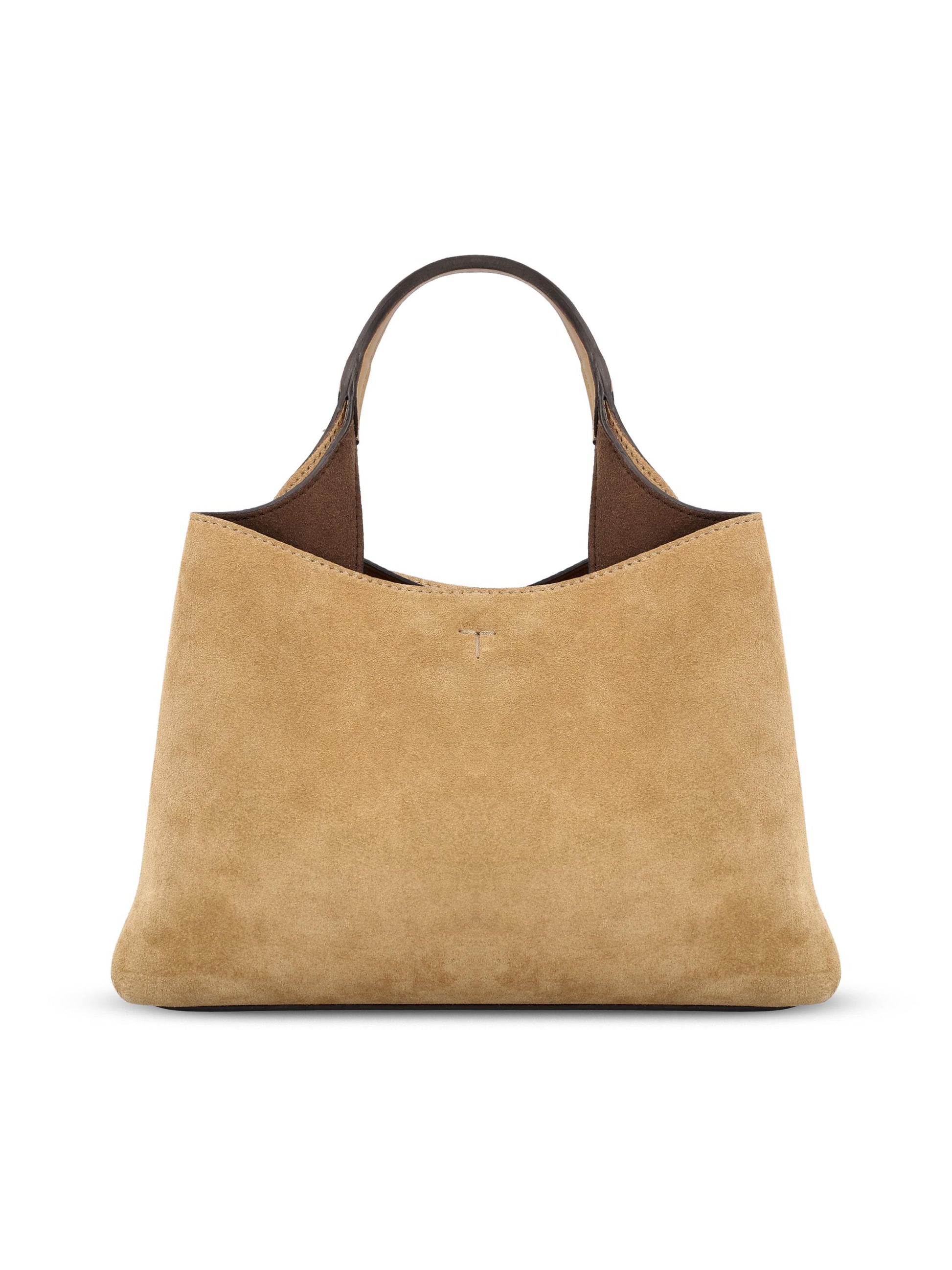 Borsa realizzata in pelle di vitello scamosciata. XBWAPAEL000P3A 4L20 TOD'S 