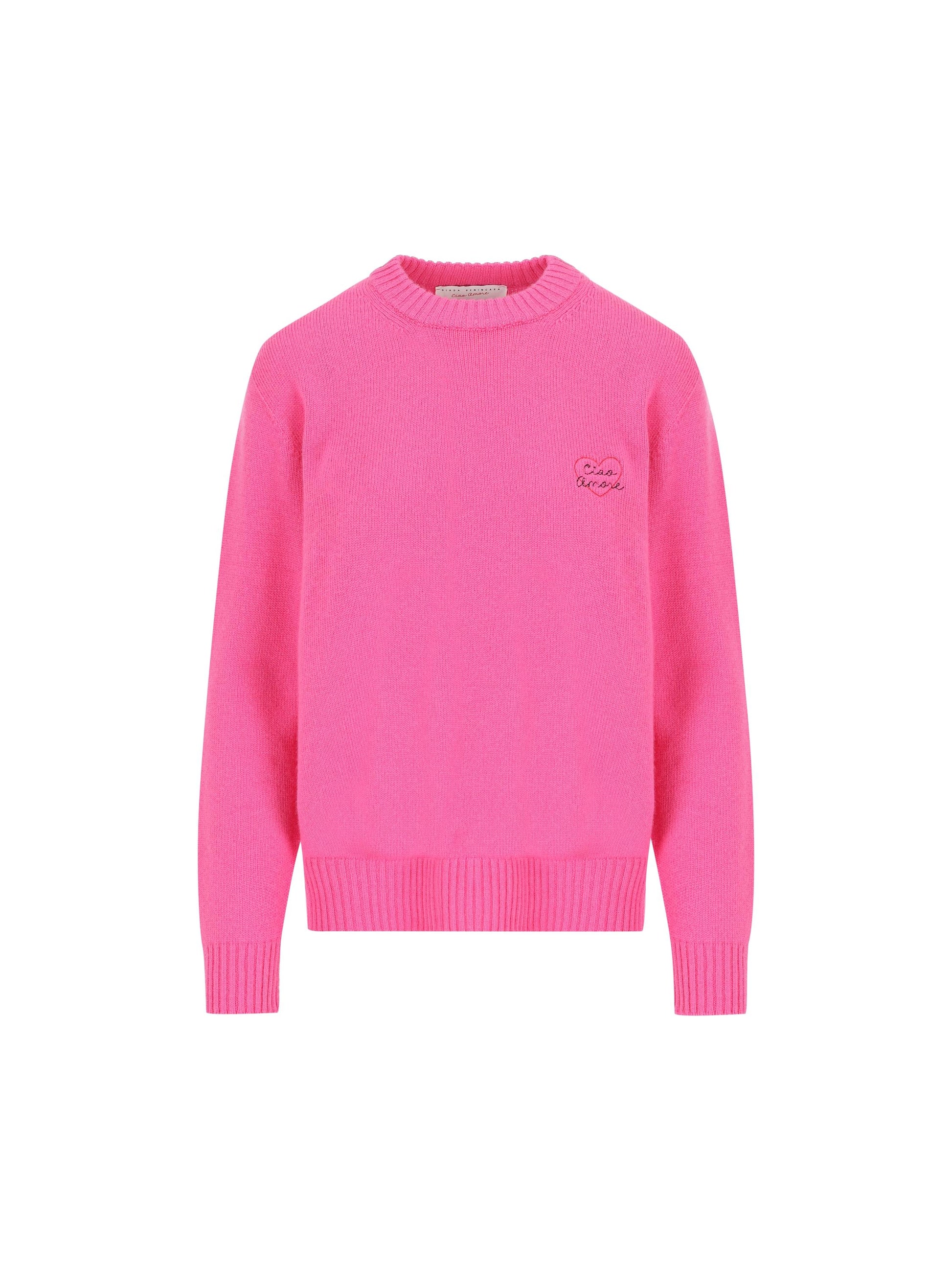 Pullover "Heartbeat" in cashmere. S25M10 06 GIADA BENINCASA 