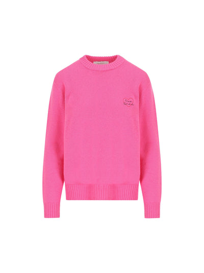 Pullover "Heartbeat" in cashmere. S25M10 06 GIADA BENINCASA 