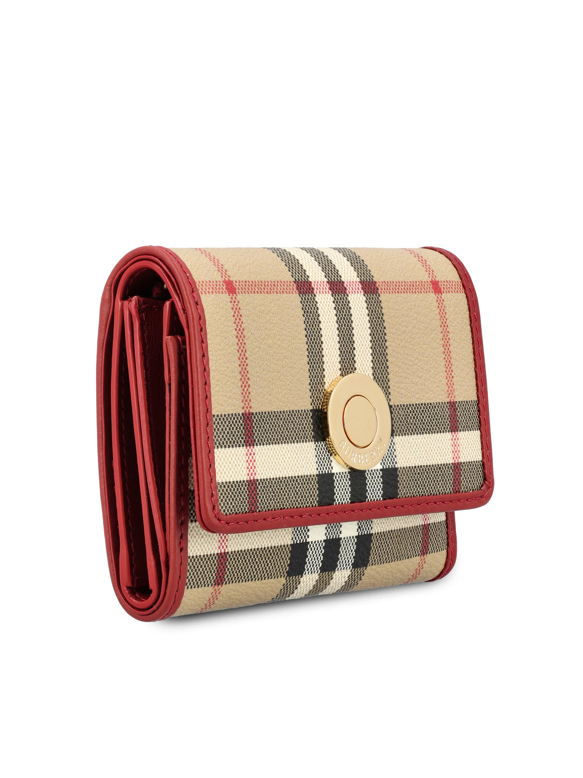 Portafoglio a libro Check piccolo 8116328 B9724 BURBERRY 