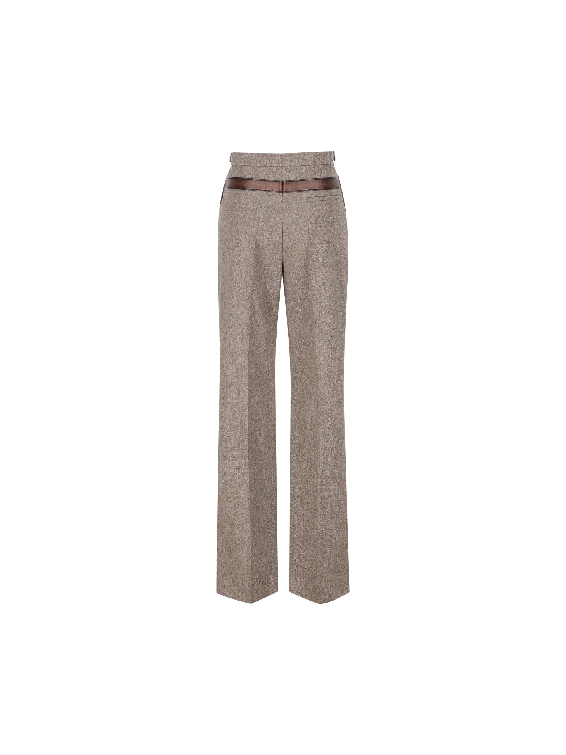 Pantaloni realizzati in lana vergine e poliestere riciclato. P242J 16NOF0572 PRADA 