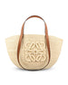 Borsa realizzata in rafia e pelle di vitello. ANNGNN1X01 2435 LOEWE - PAULA'S IBIZA 