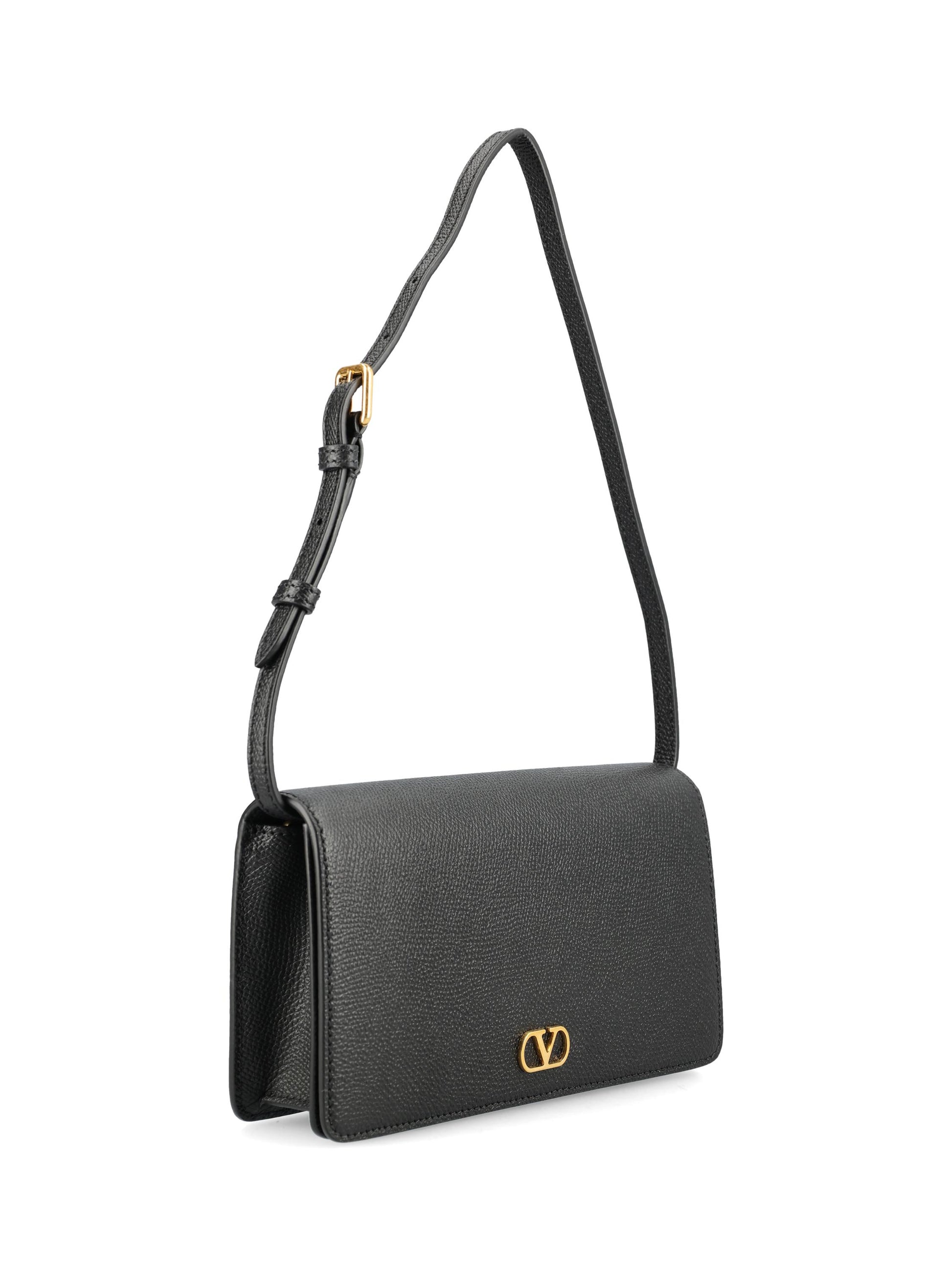 Borsa a spalla in pelle. 7W2P0AK8SNP 0NO VALENTINO GARAVANI 