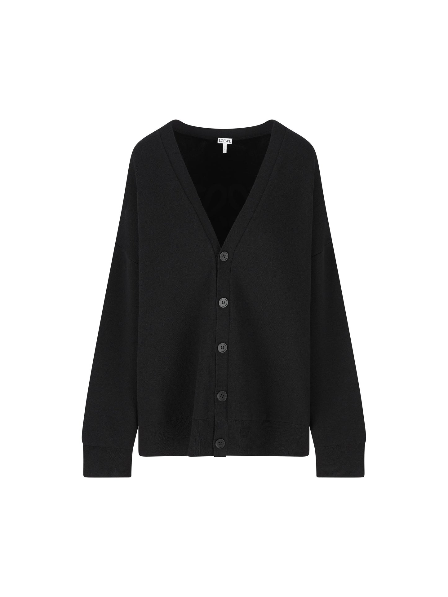 Cardigan realizzato in lana e viscosa. H526Y16KAP 1100 LOEWE 