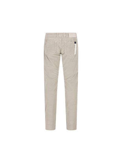 Pantaloni realizzati in velluto. MICHELANGELO V0050500 TRAMAROSSA 