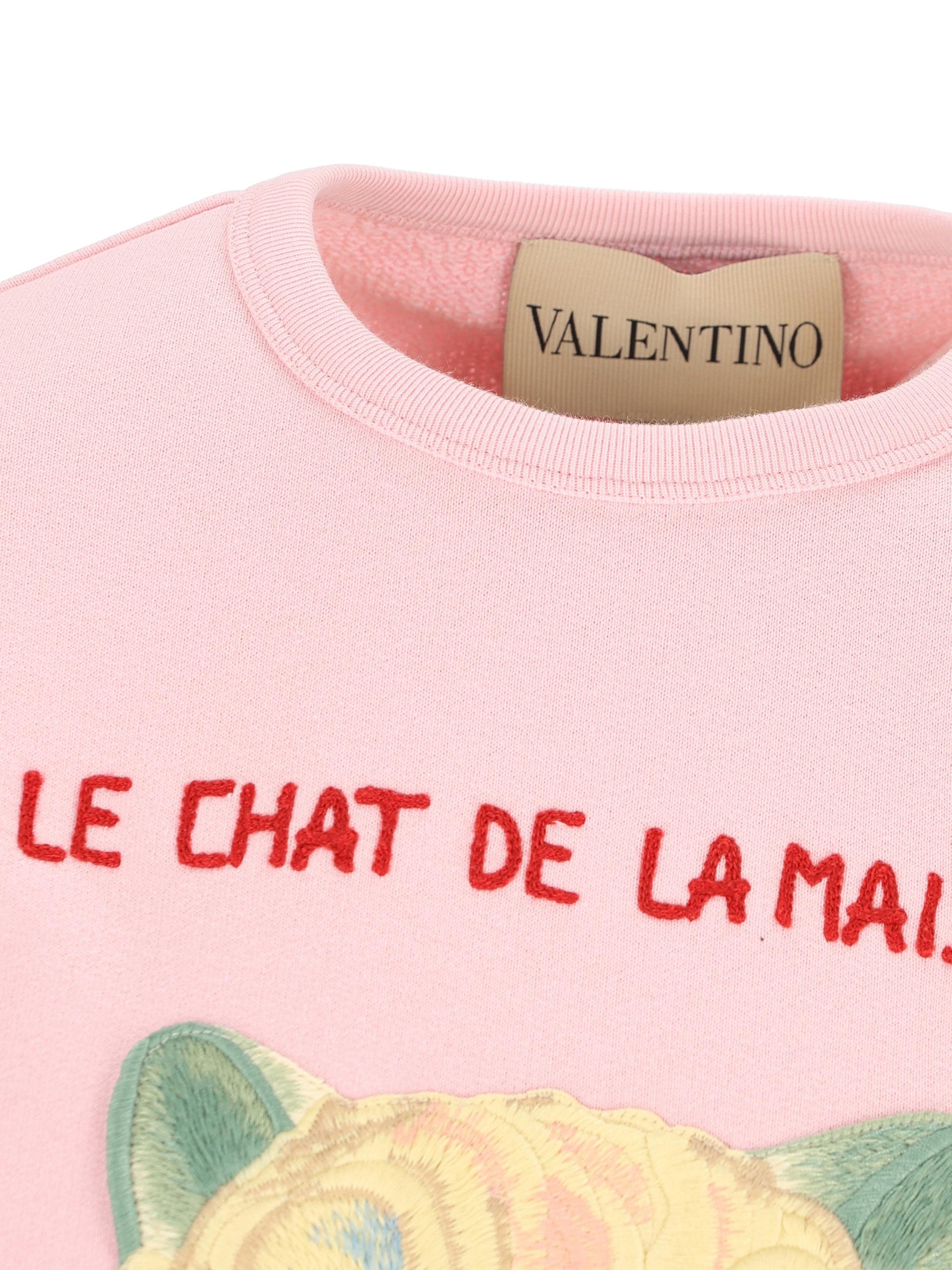 Felpa in cotone. 7B3MF25A9N8 16Q VALENTINO GARAVANI 