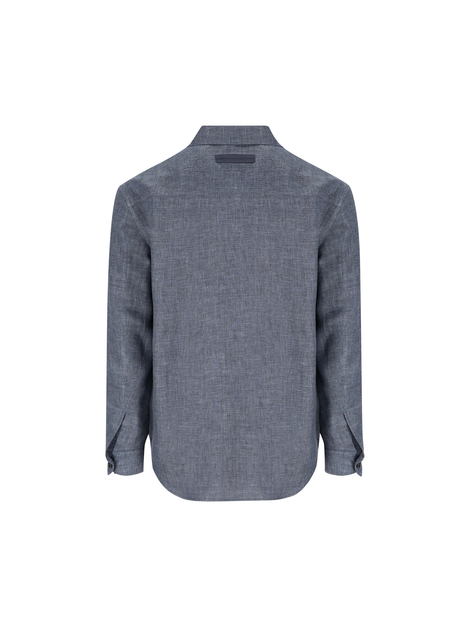 Overshirt realizzata in misto cashmere. UHV75A3 SOT52402 ZEGNA 