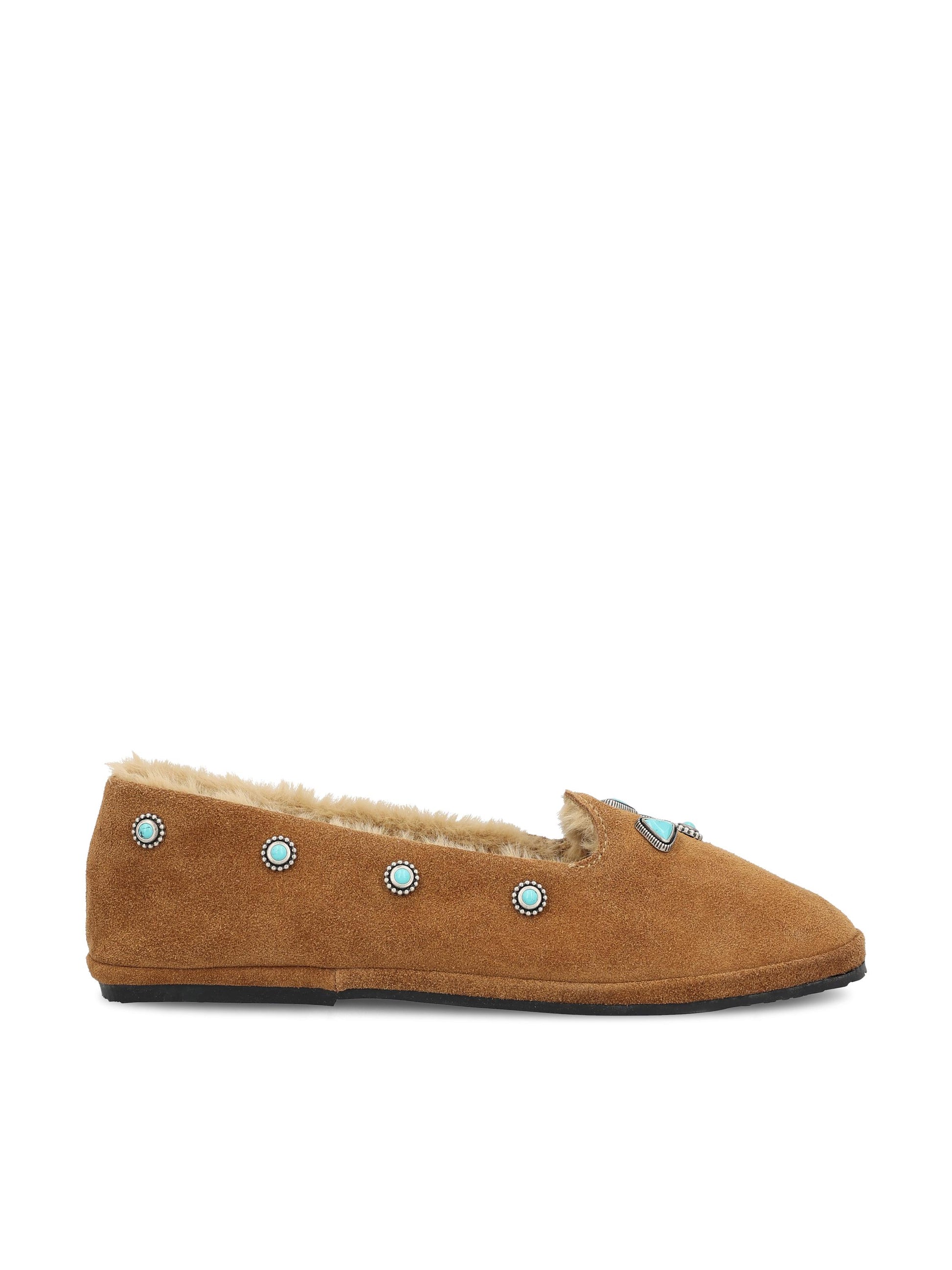 Fruliane realizzate in pelle scamosciata. WFRUTATEB-SC001 BRW FORTELA 