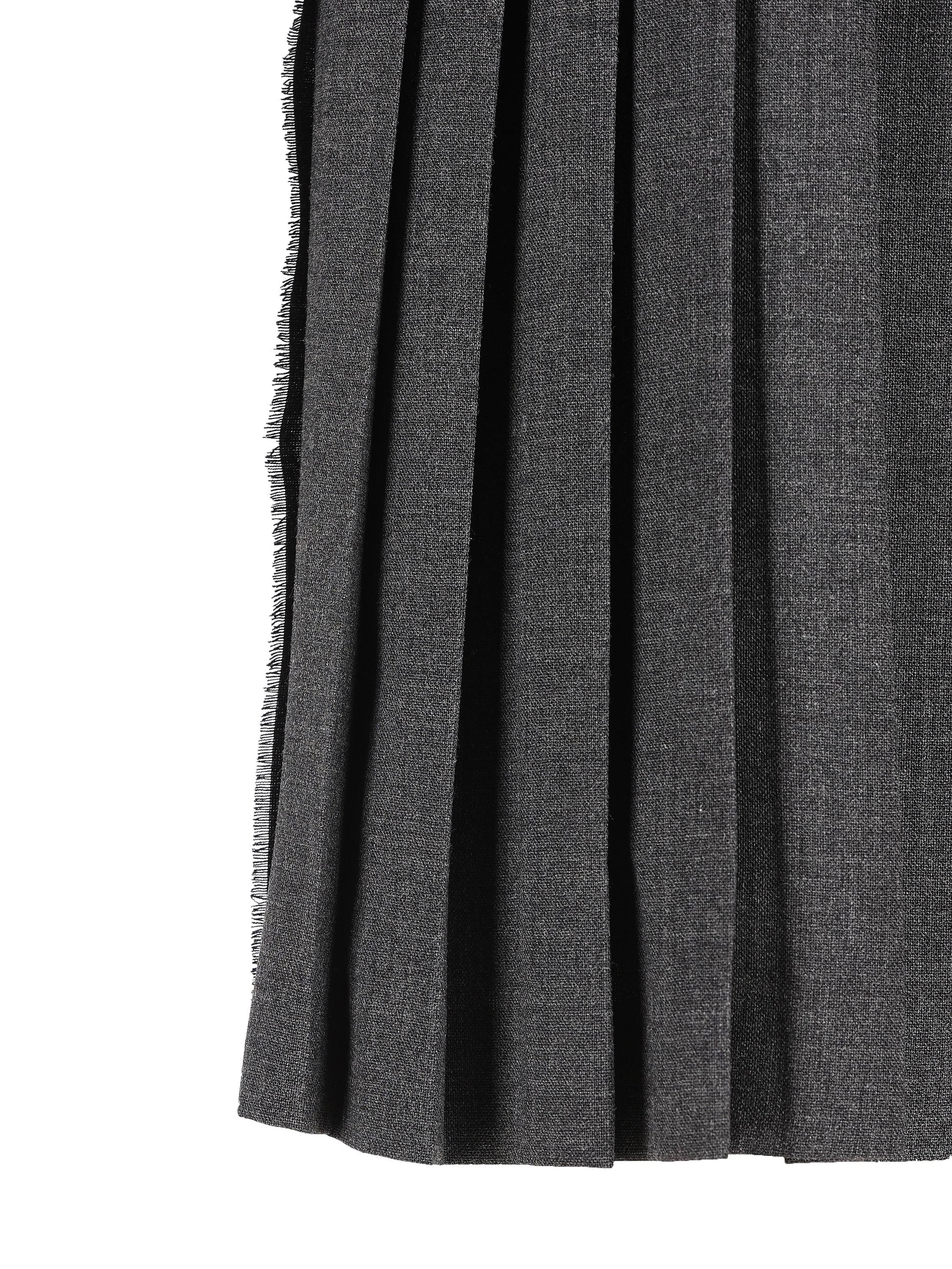 Gonna plisettata in lana vergine. P103ZE 17N1F0480 PRADA 